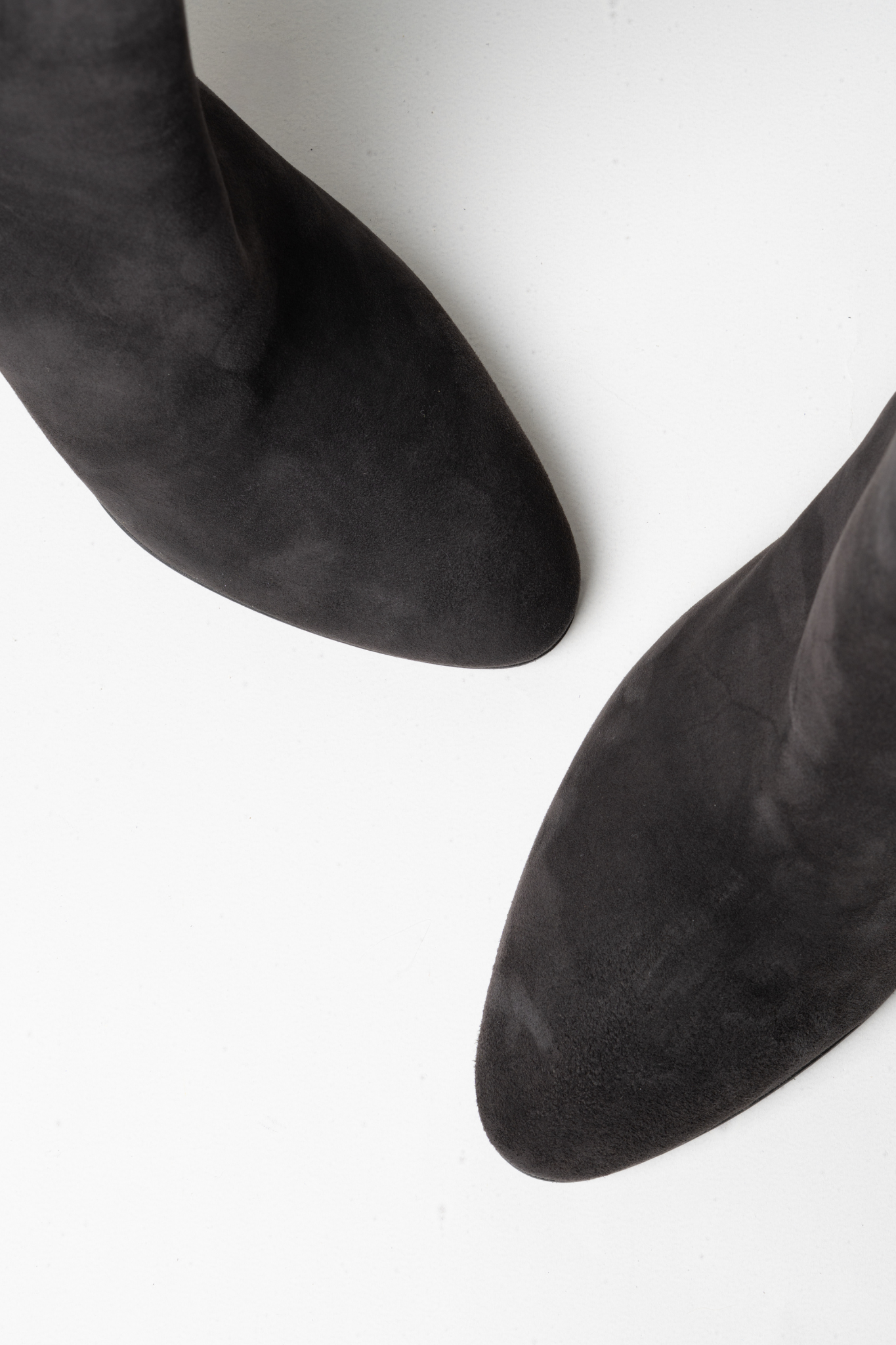 DONNA CAMOSCIO CALZATURE BOOTS - ANTHRACITE