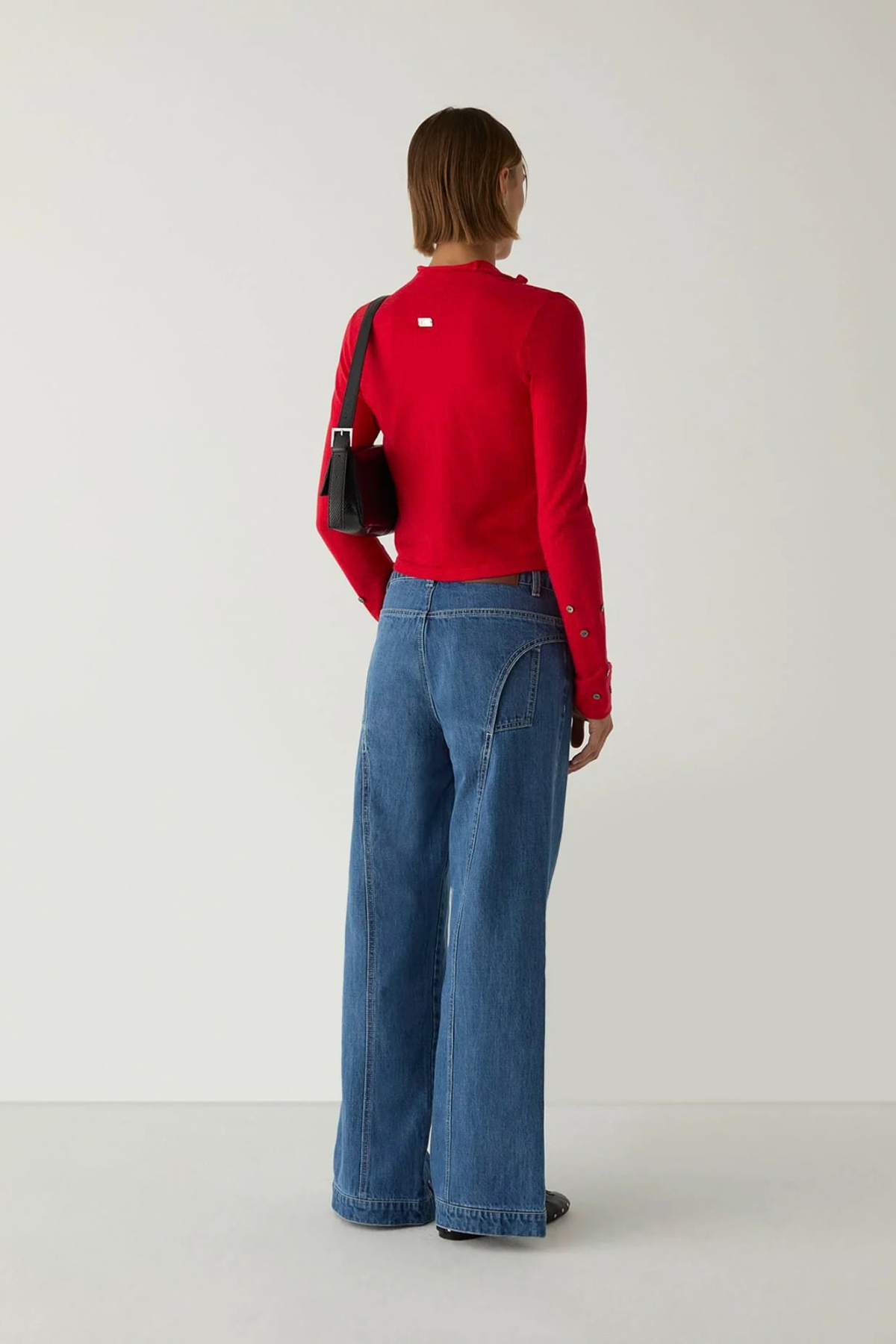 FIA BUTTONED CARDIGAN - RED