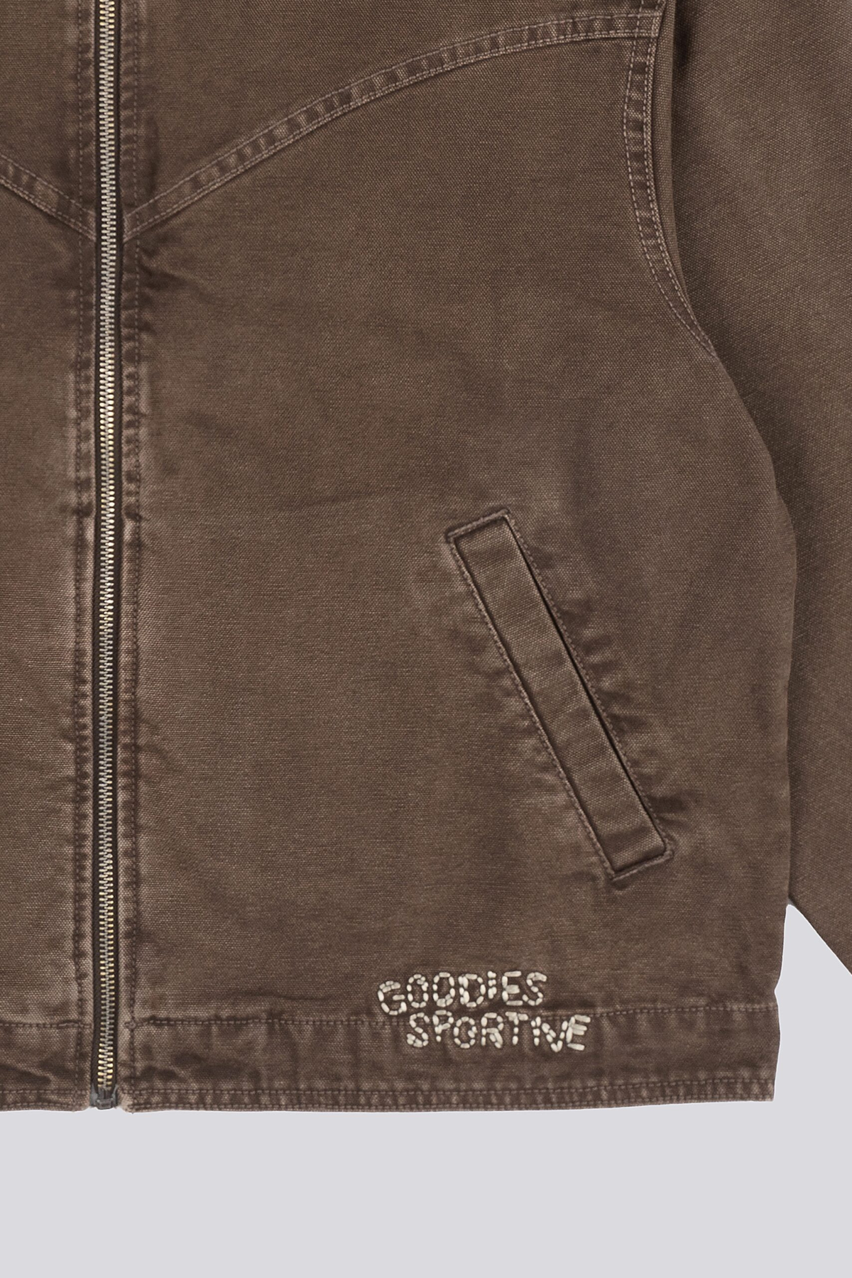 EVERYDAY QUARTIER JACKET - WASHED BROWN