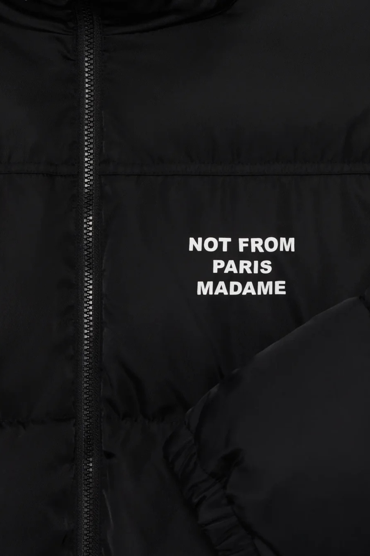 SLOGAN PUFFERJACK - ZWART