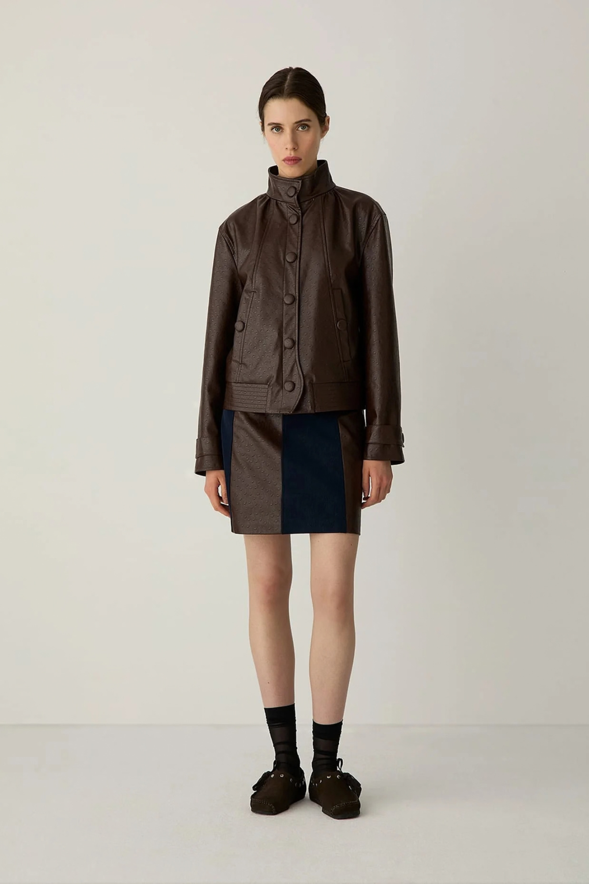JULES JACKET - BROWN