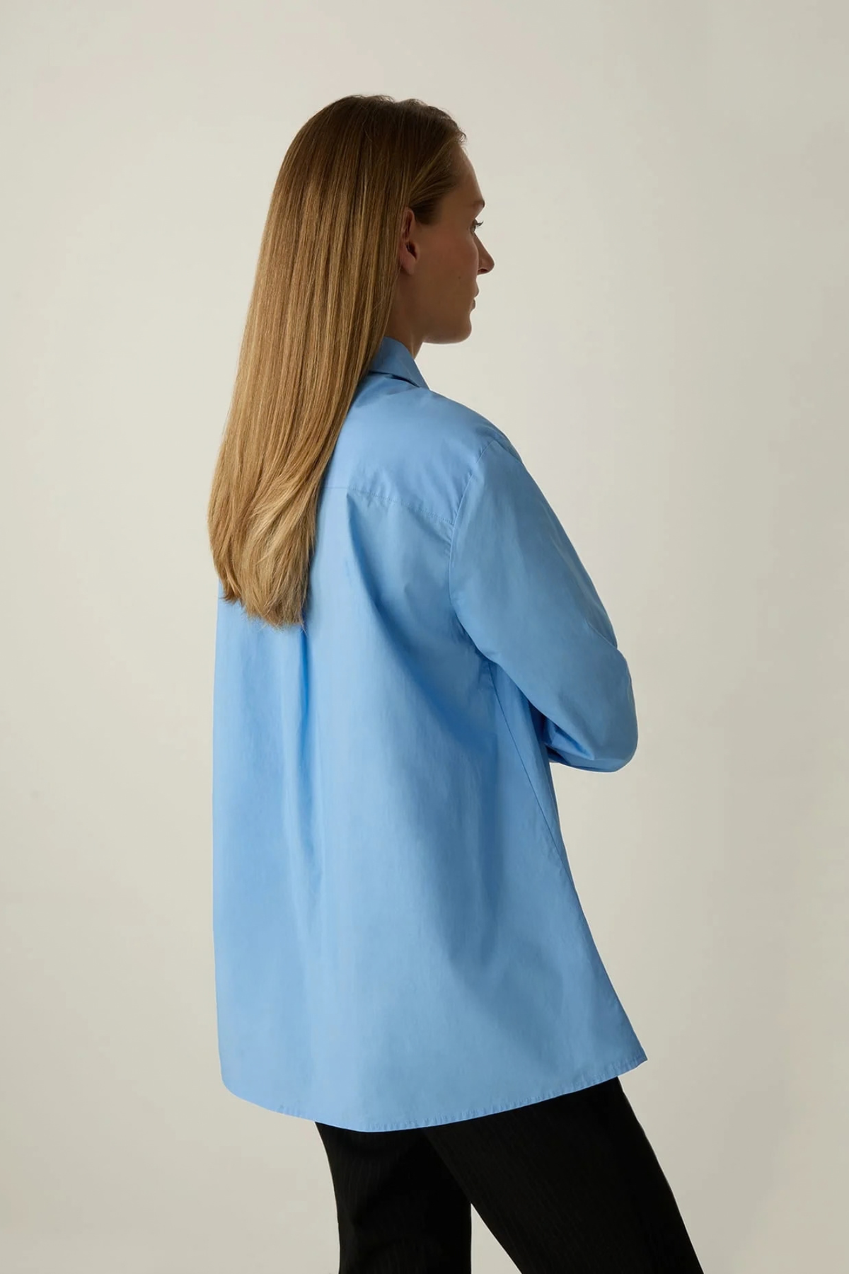 NO BOYFRIEND SHIRT - BLUE