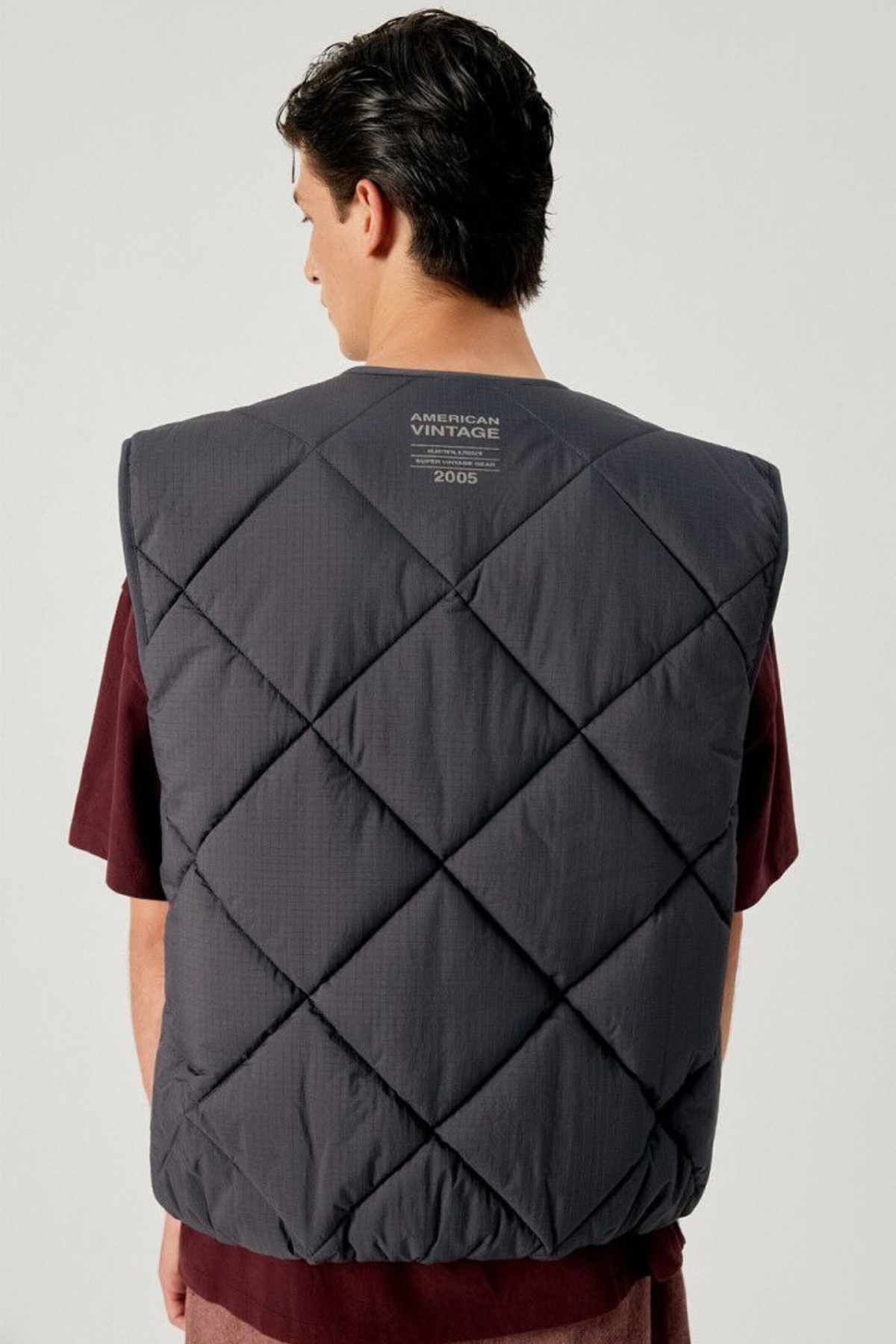 YUPIBAM VEST MEN - CARBONE
