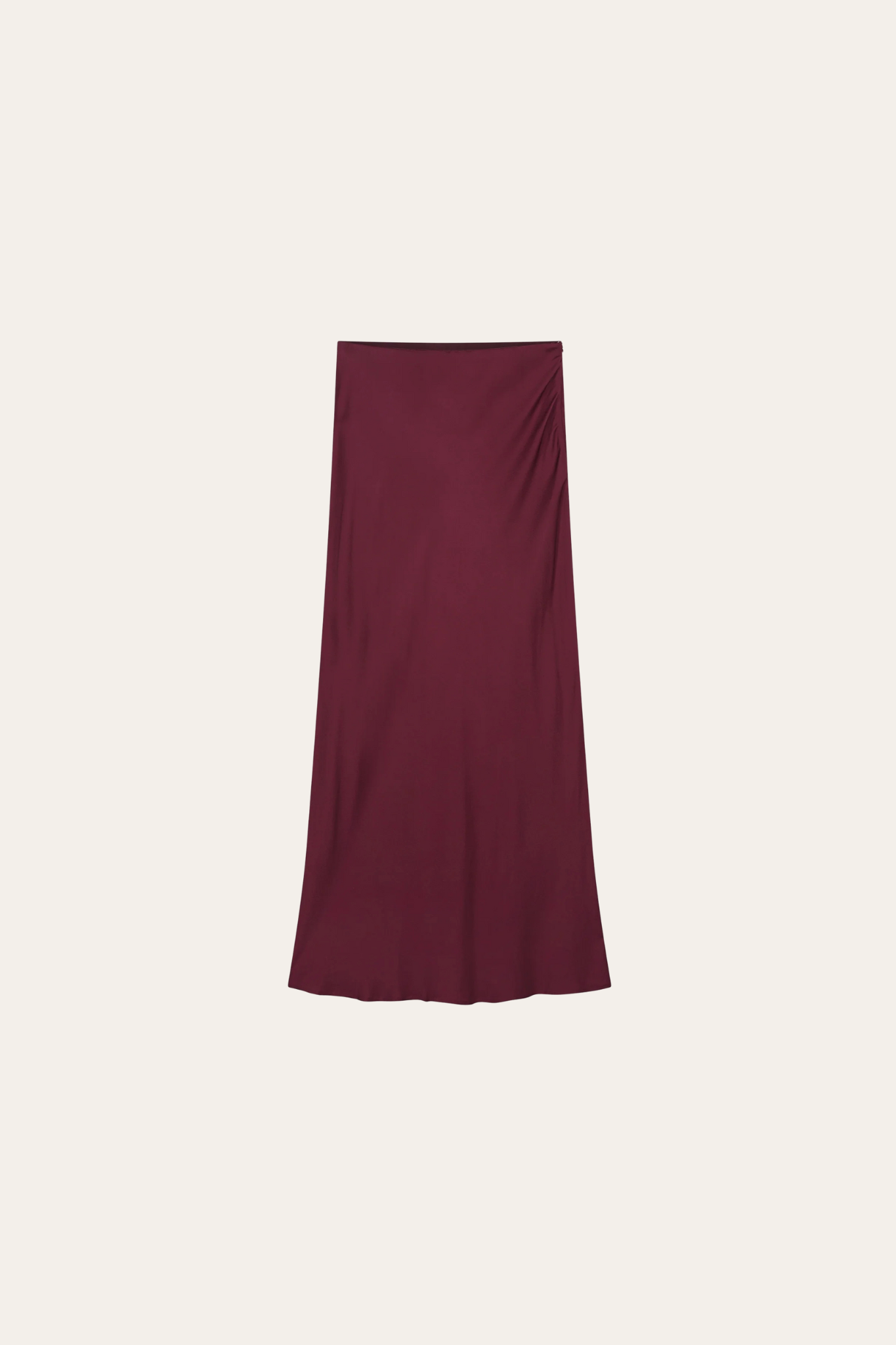 LAURENT MAXI SKIRT - DEEP BURGUNDY