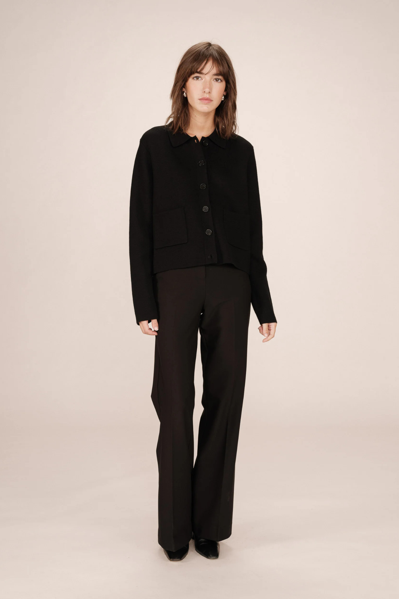SAILOR CARDIGAN - BLACK