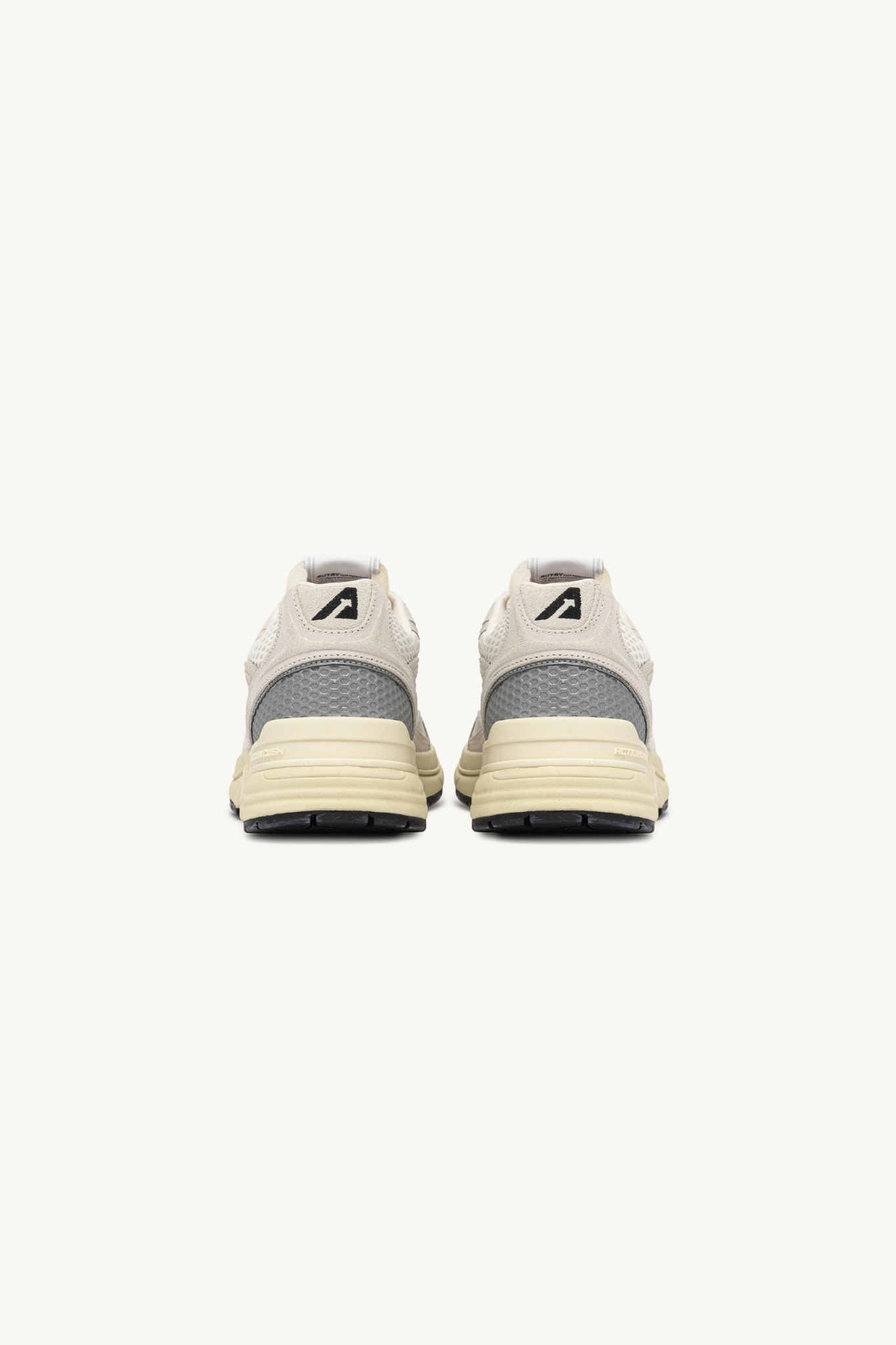 HYLW-UM10 - HYPERWAY LOW WOMEN SNEAKERS - SUEDE/MESH WHITE/SILV
