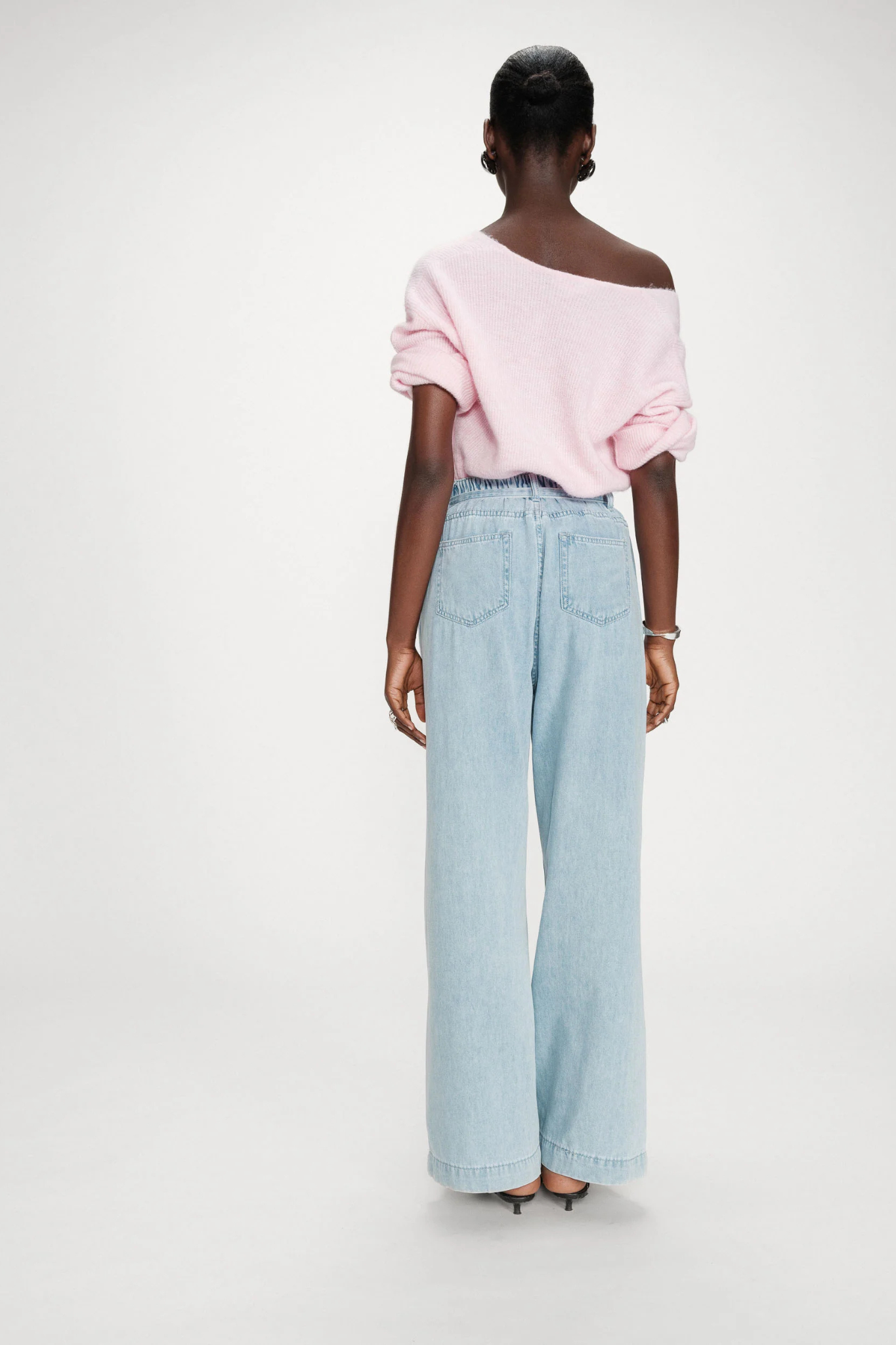 POMPON JEANS - SKY BLUE