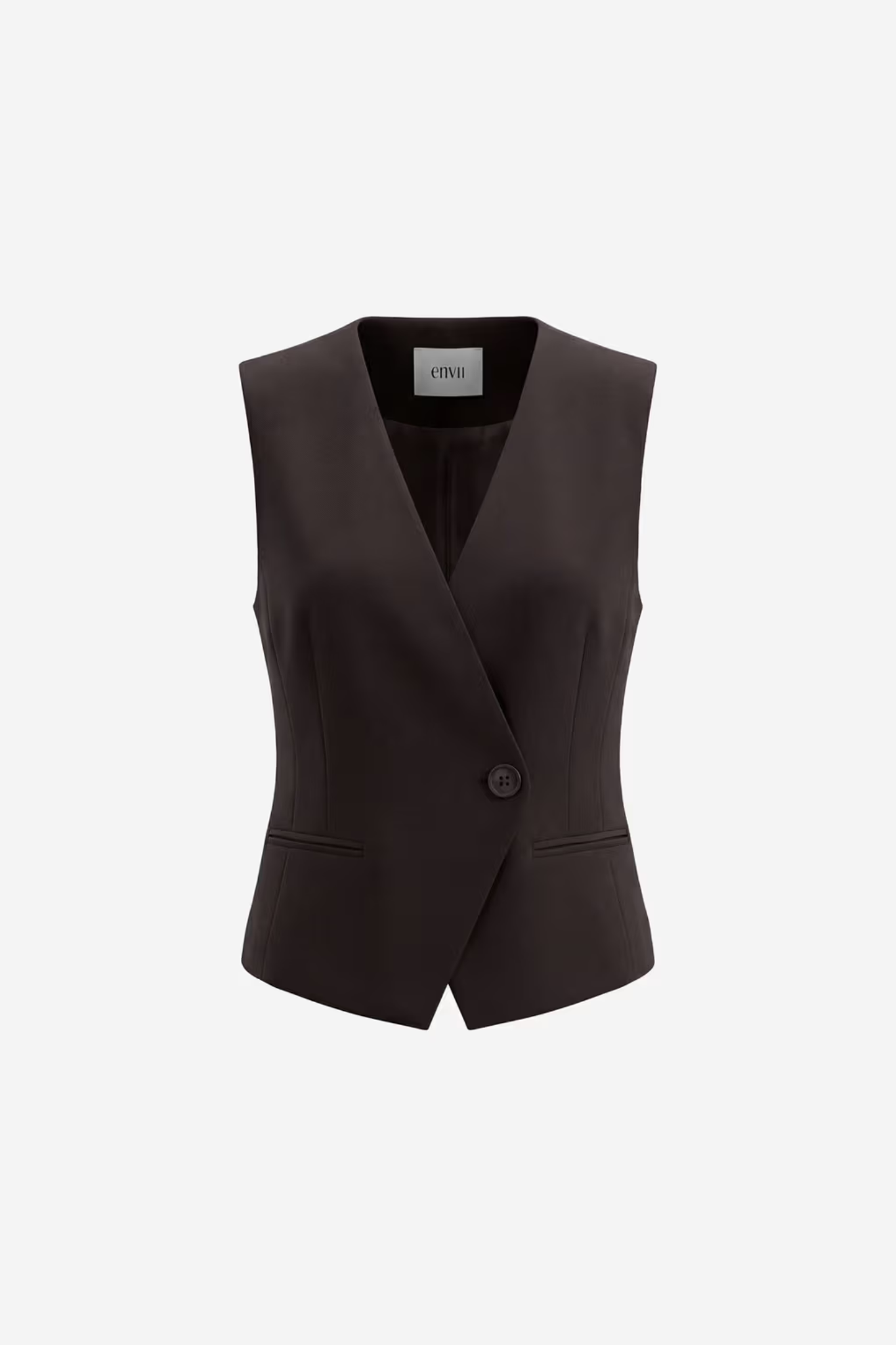 RAYE SHORT VEST - CHOCOLATE TORTE