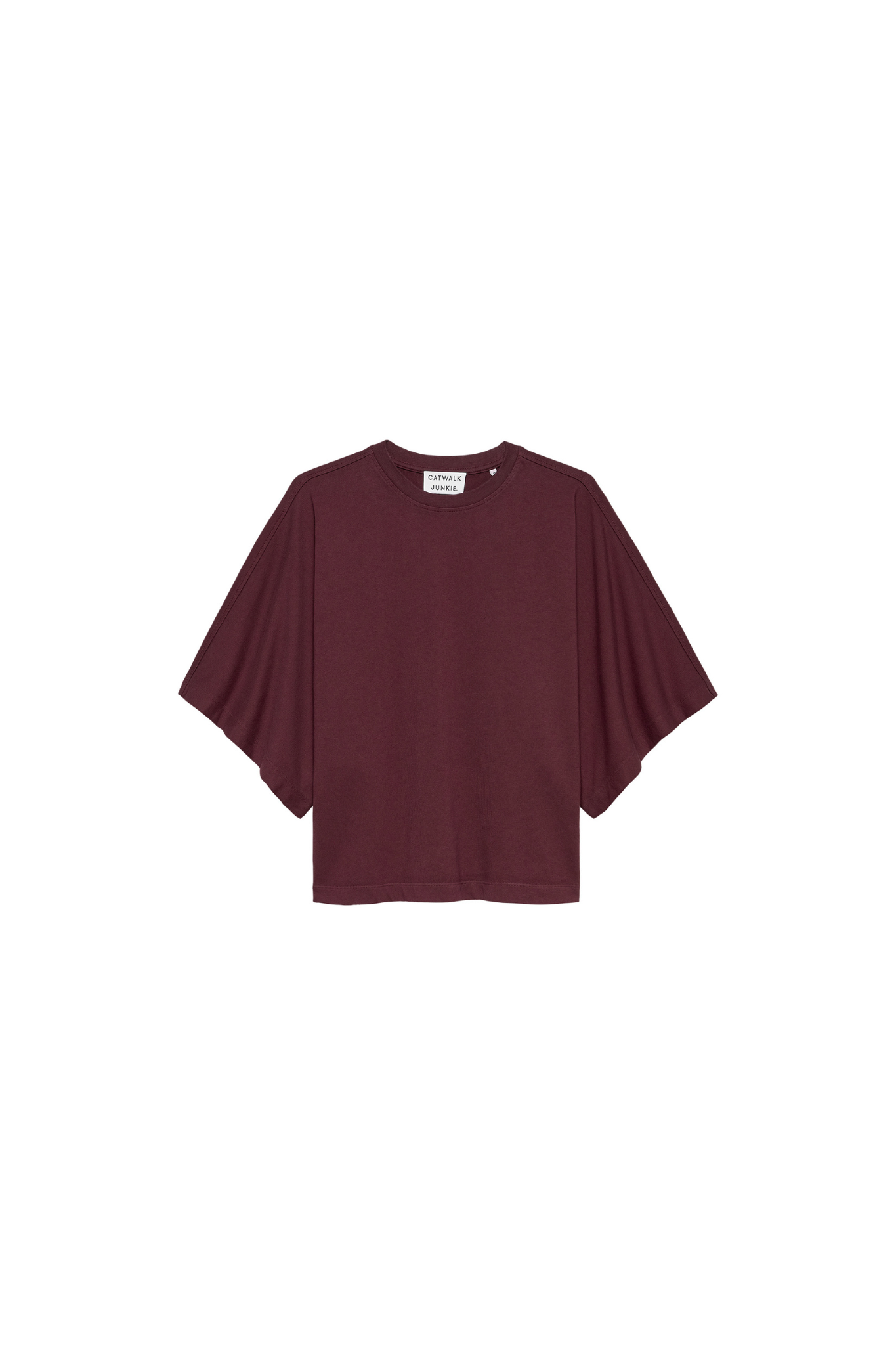 BATSLEEVE T-SHIRT - MERLOT
