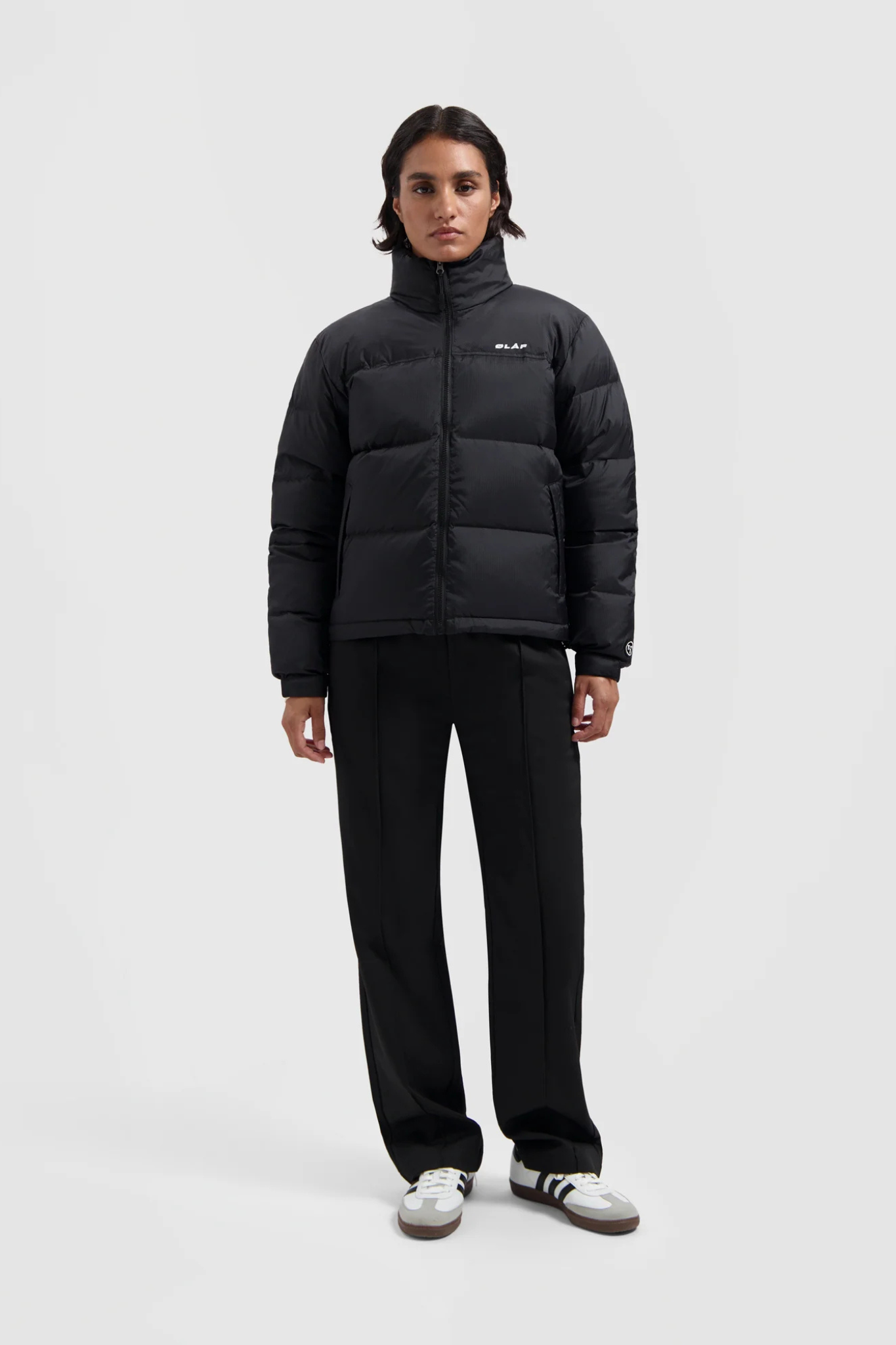 WMN PUFFER JACKET - BLACK