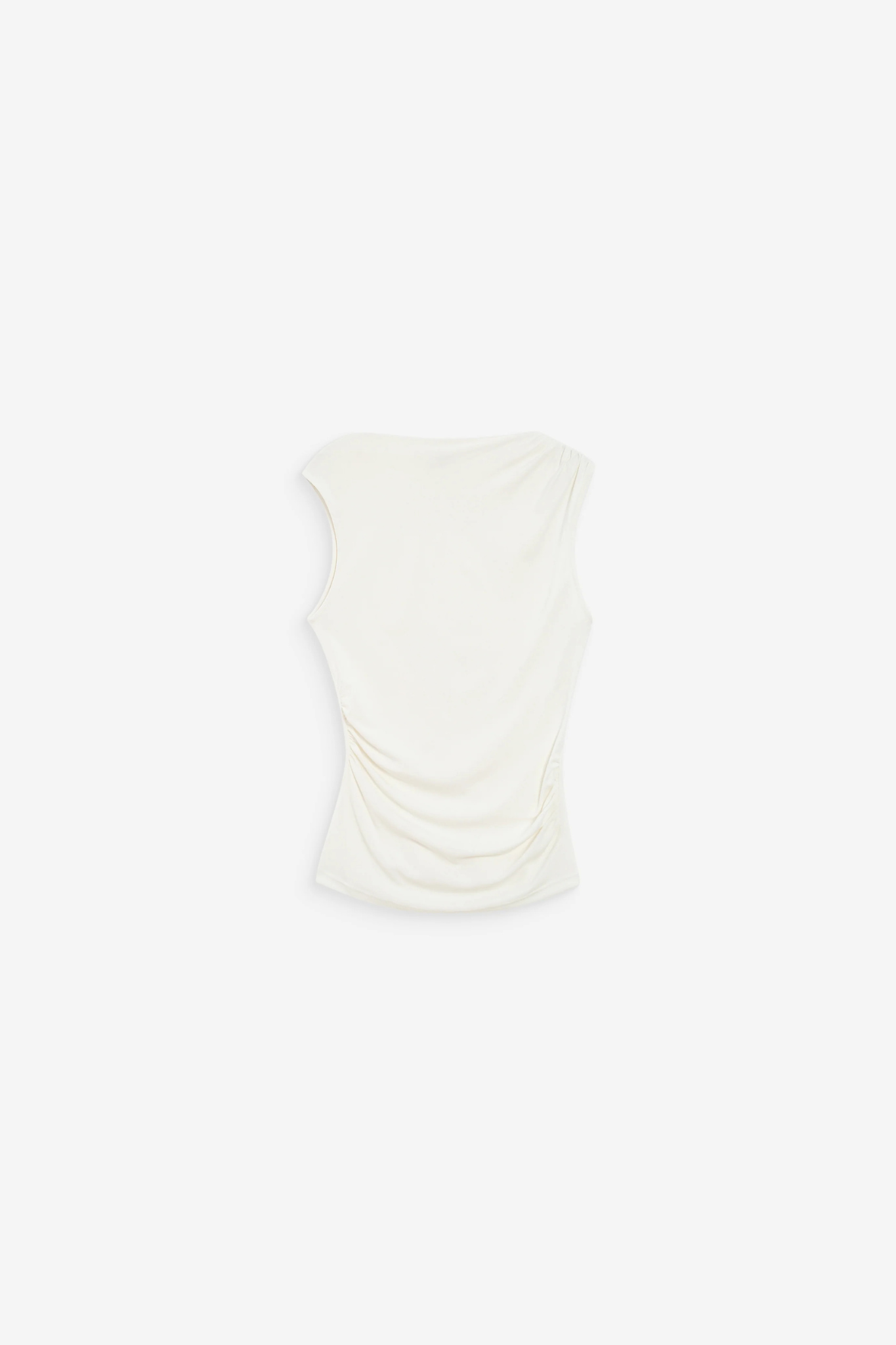 VALLEY SLEEVELESS TOP - IVOIRE