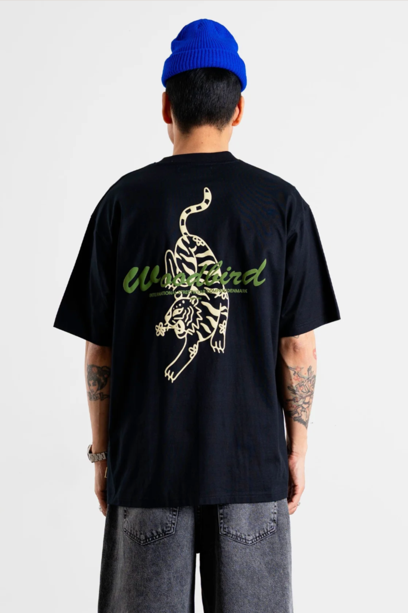 BAINE TIGER T-SHIRT - BLACK