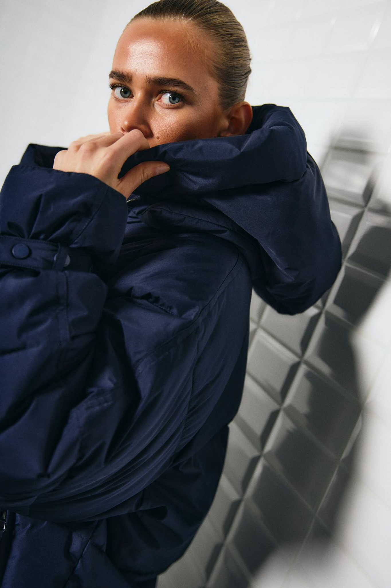 KYLIE REAL DOWN JACKET - MID NIGHT BLUE