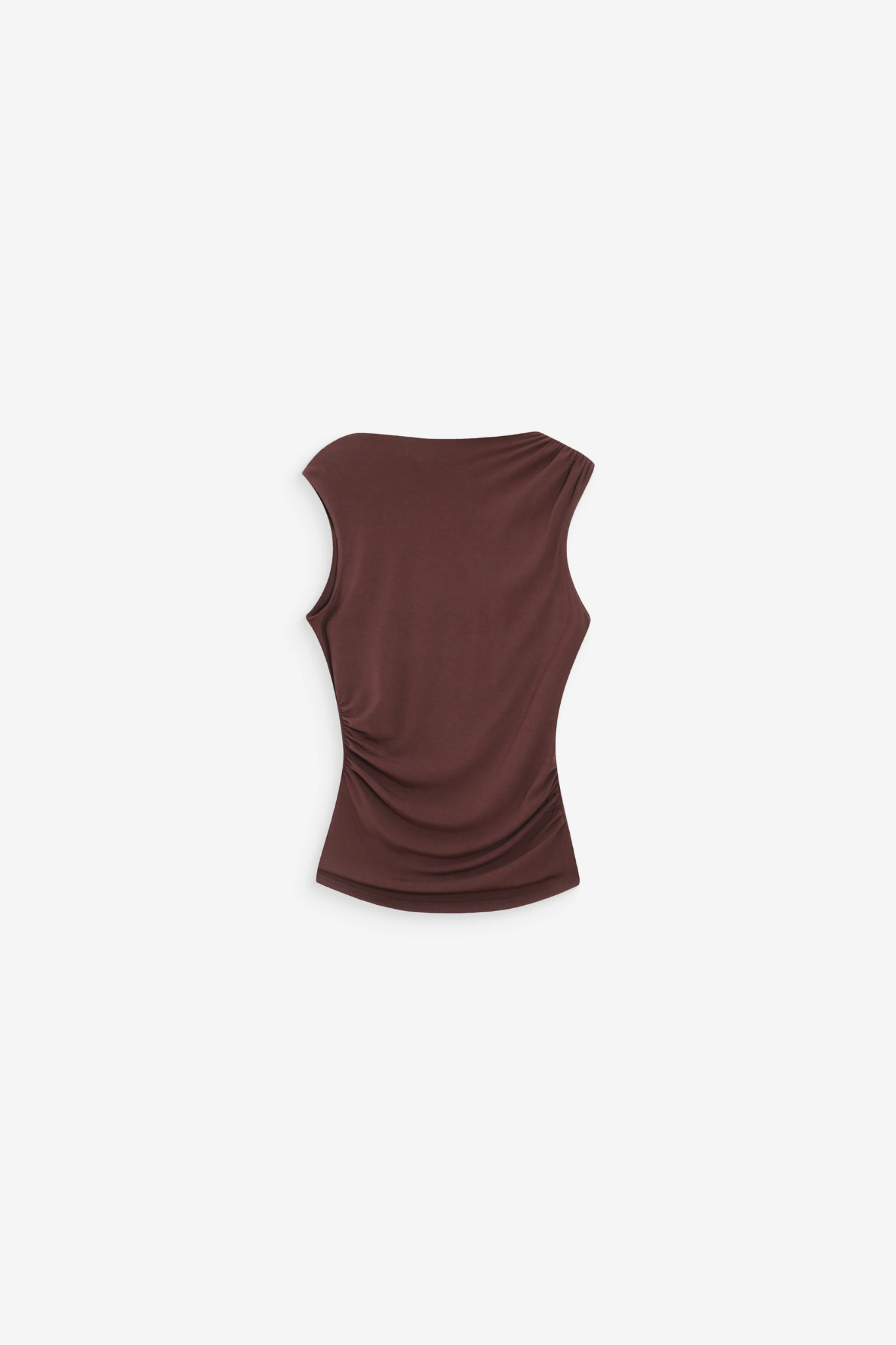 VALLEY SLEEVELESS TOP - CHOCOLAT