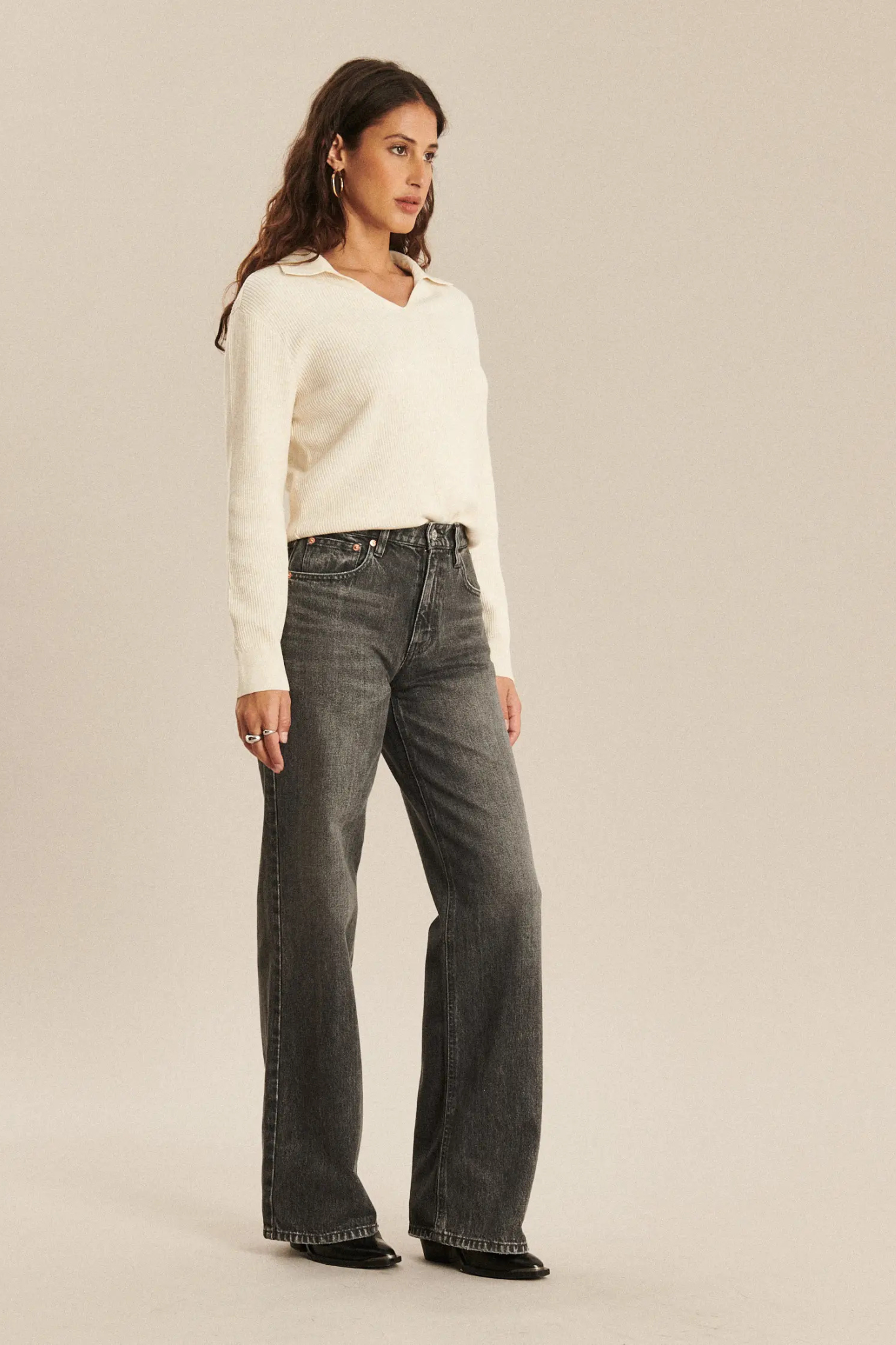 JOIE DENIM JEANS - DUSTY GREY BL 30
