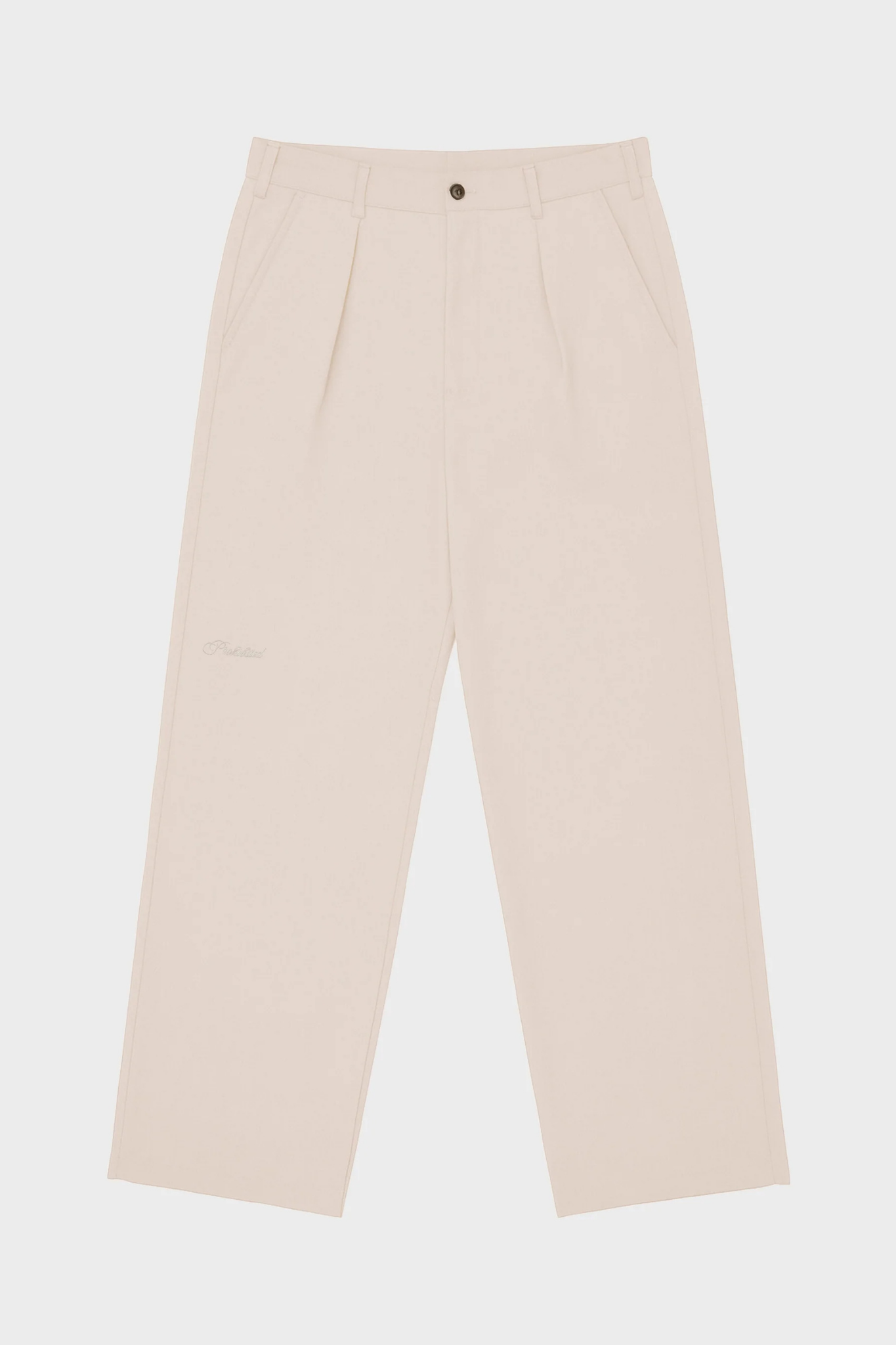SOHO PLEATED PANTS - CREAM