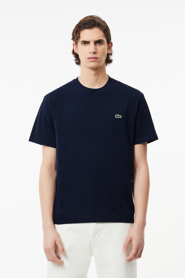 CLASSIC FIT COTTON JERSEY T-SHIRT - BLUE