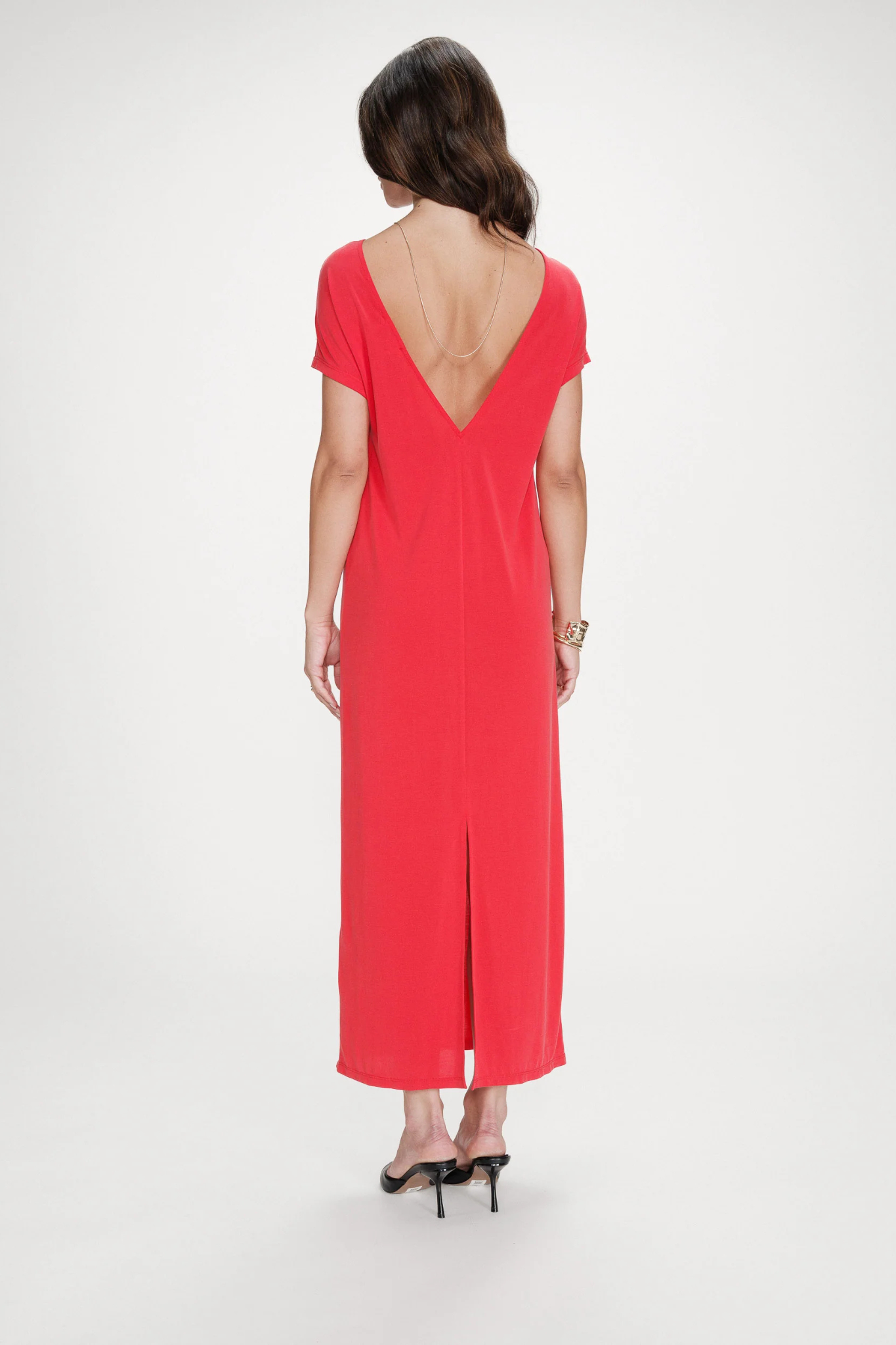 PEACE LONG DRESS - FUCHSIA
