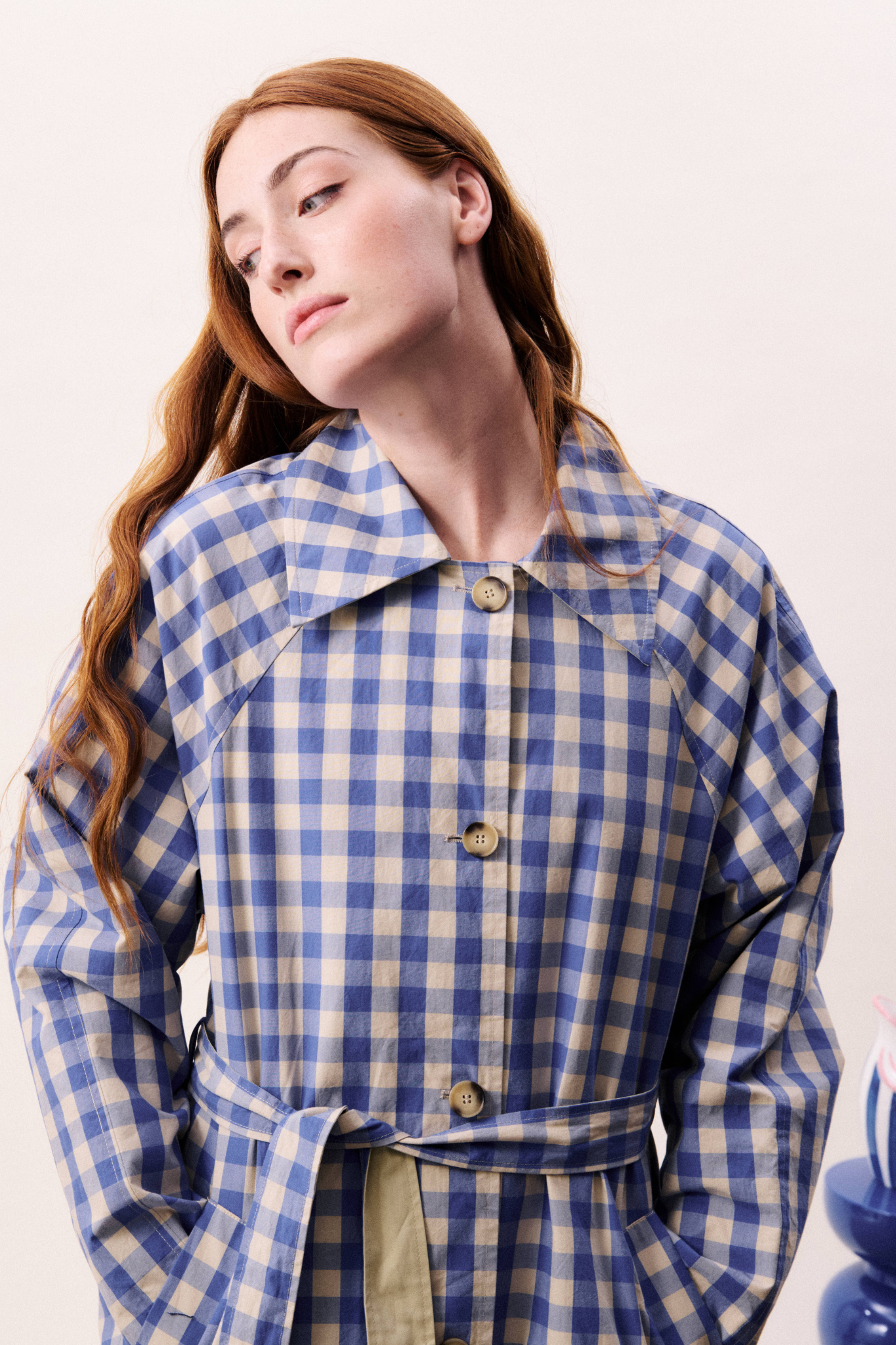 POCAHONTAS COAT - AZURE BLUE
