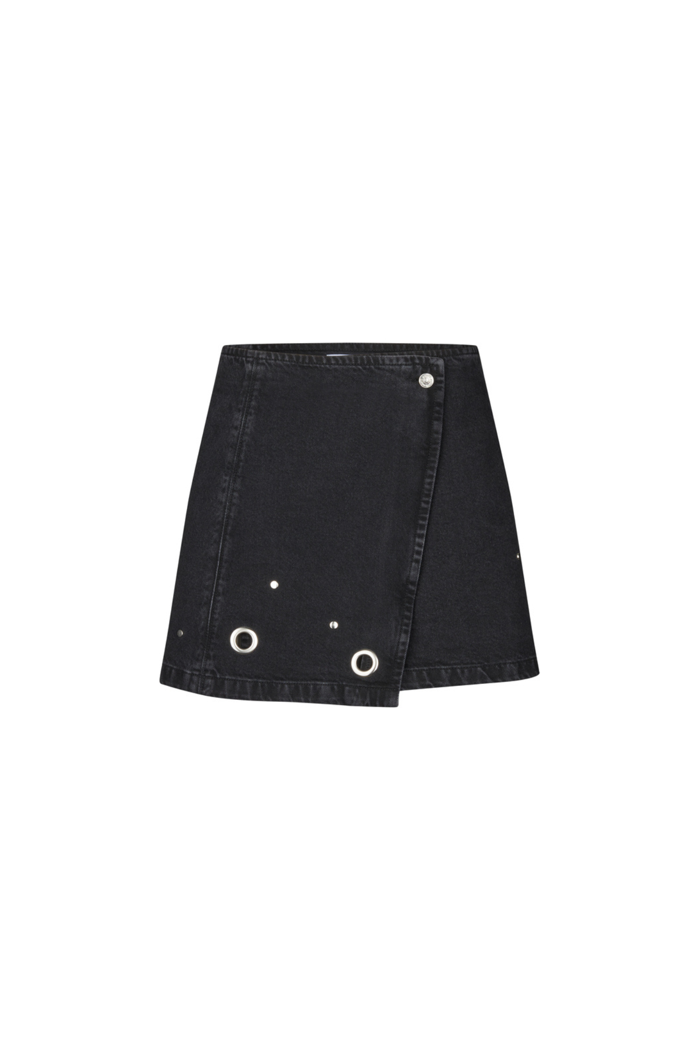 KEYANA SKIRT - BLACK MIDNIGHT WASH