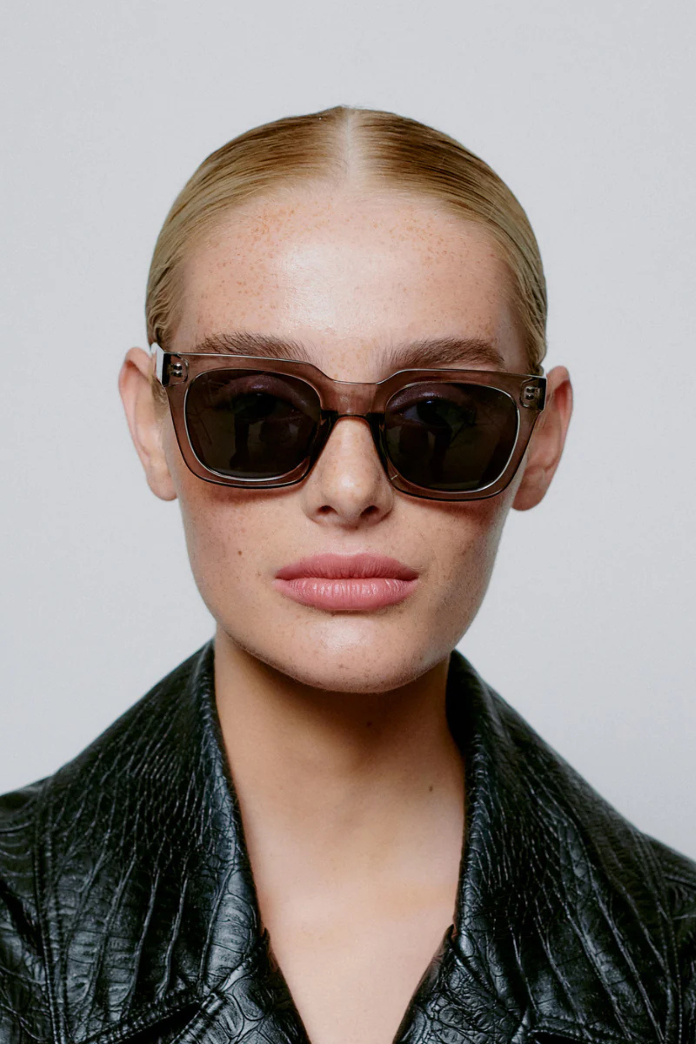 NANCY SUNGLASSES - GREY TRANSPARENT