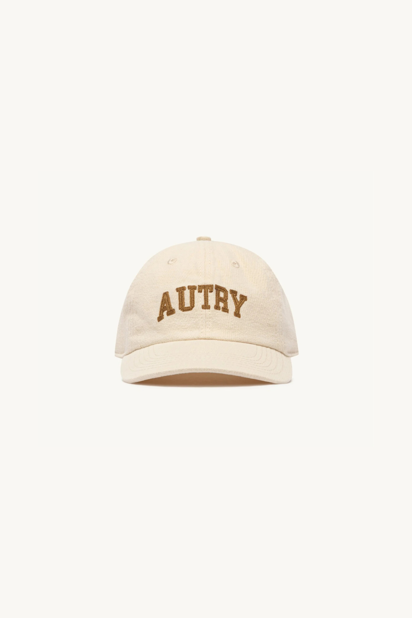 MAIN UNISEX A LOGO BASEBALL CAP - ALABASTER