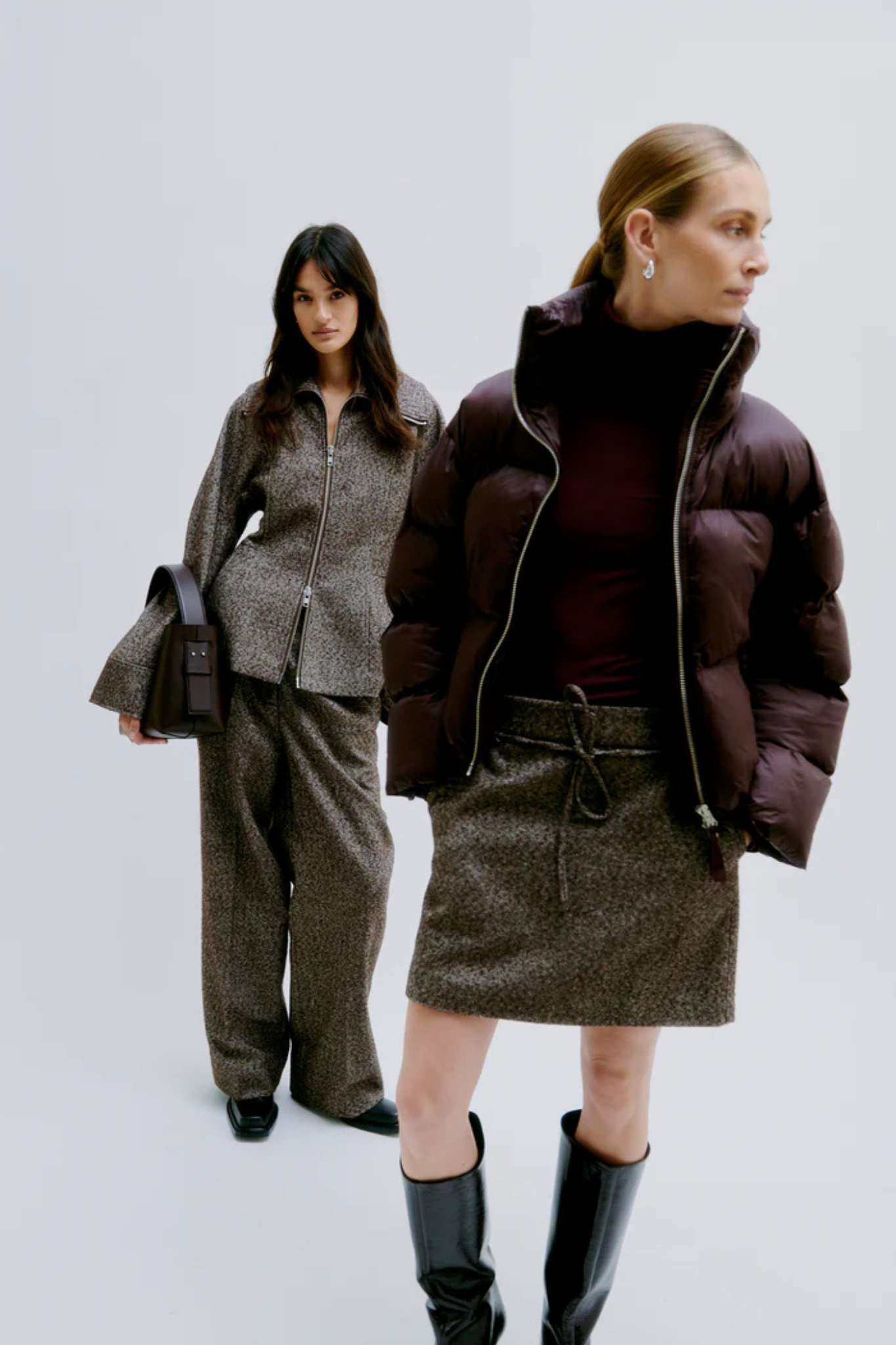 ARBOR SKIRT - CHOCOLATE PLUM