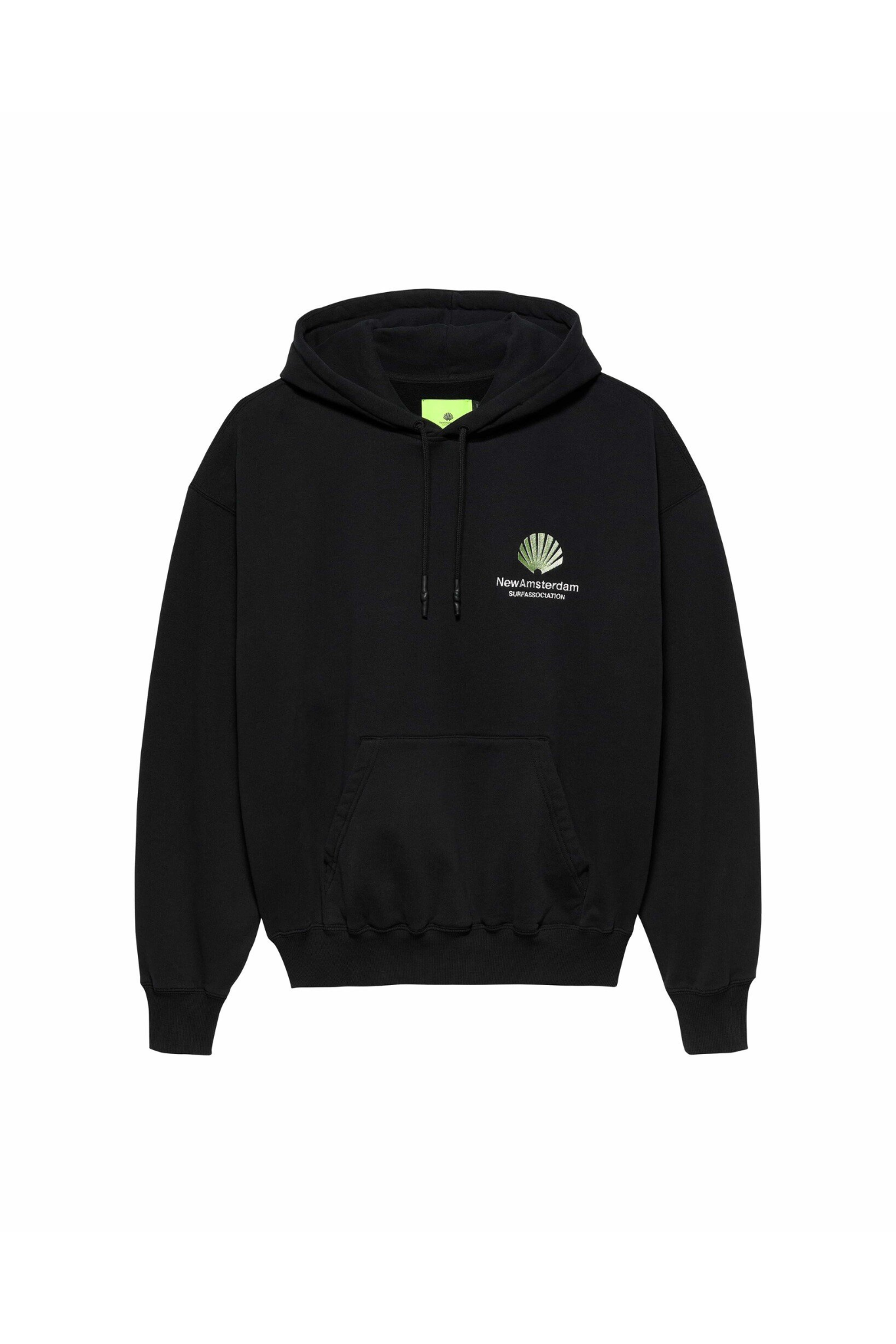 LOGO HOODIE - BLACK/ALMOST AQUA