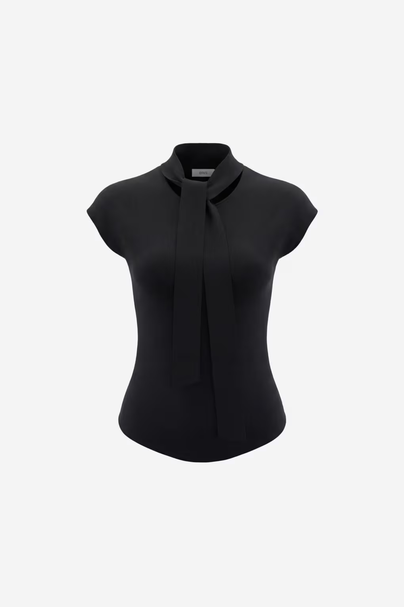 NELLA SS KNIT - BLACK