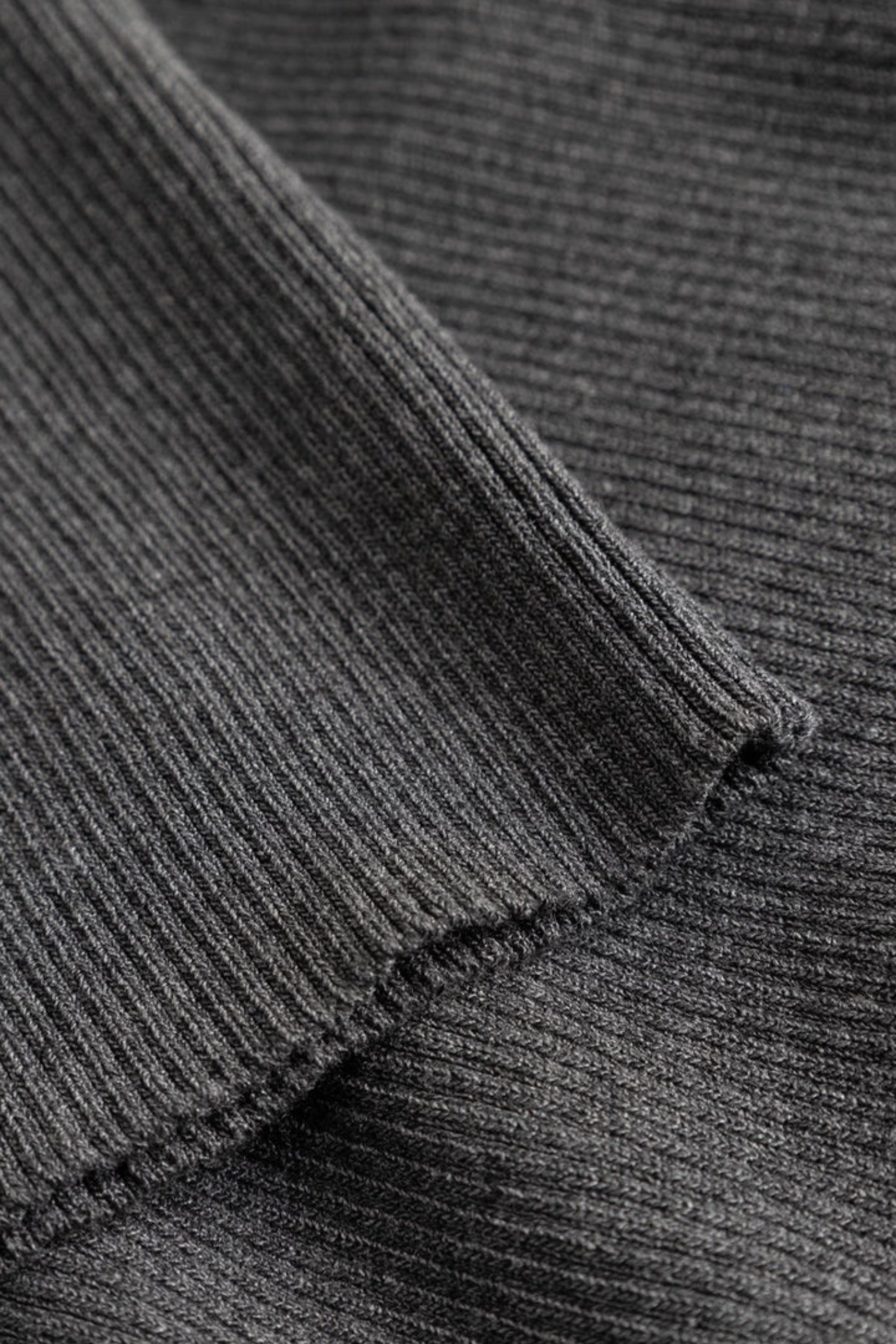 LAJOIA KNIT TOP - MEDIUM GREY MEL