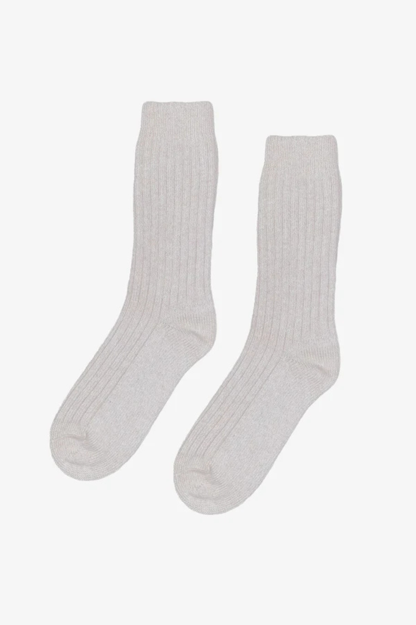 MERINO WOOL BLEND SOCK - HEATHER GREY