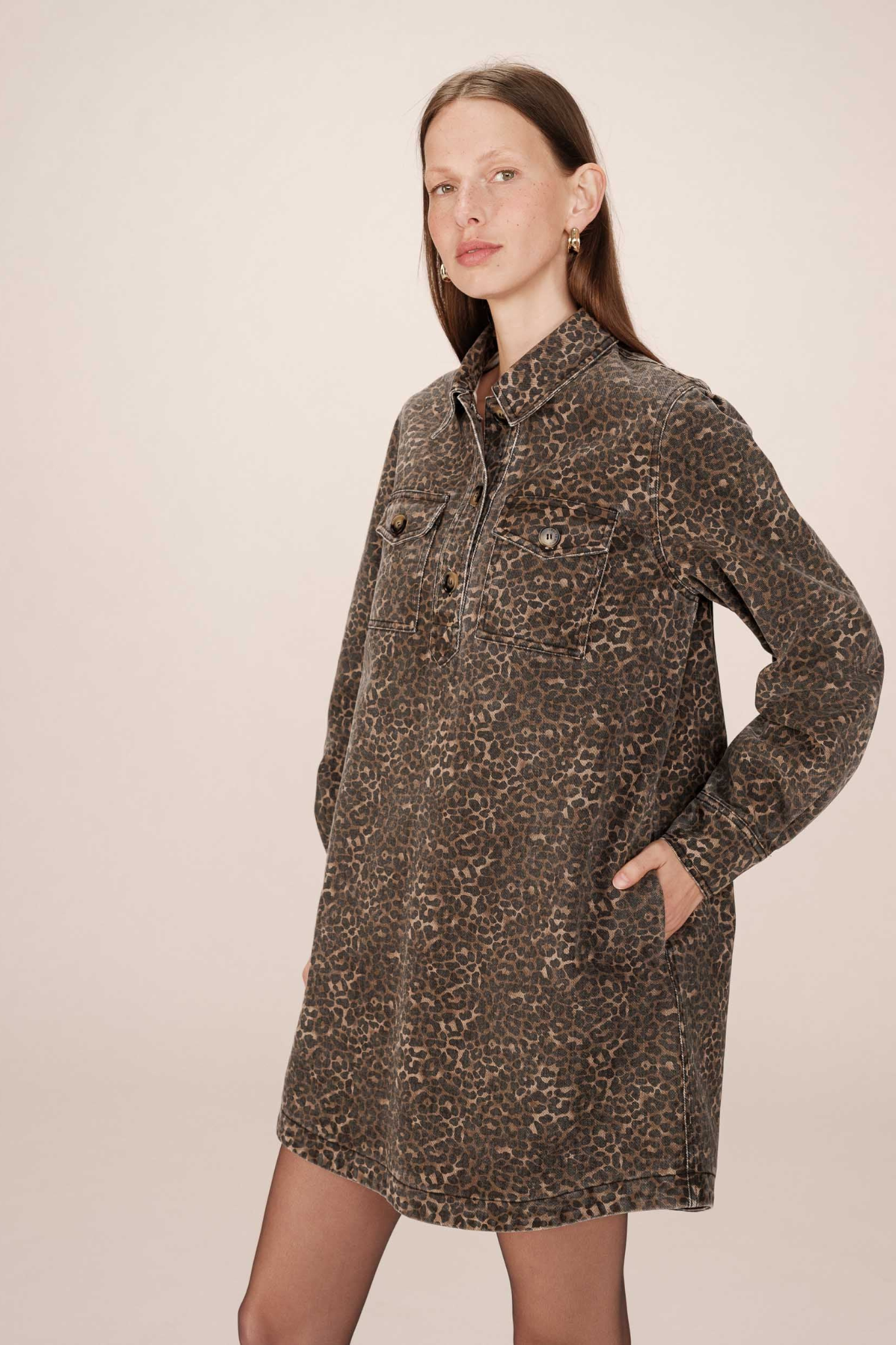 SALLY DRESS - LEOPARD