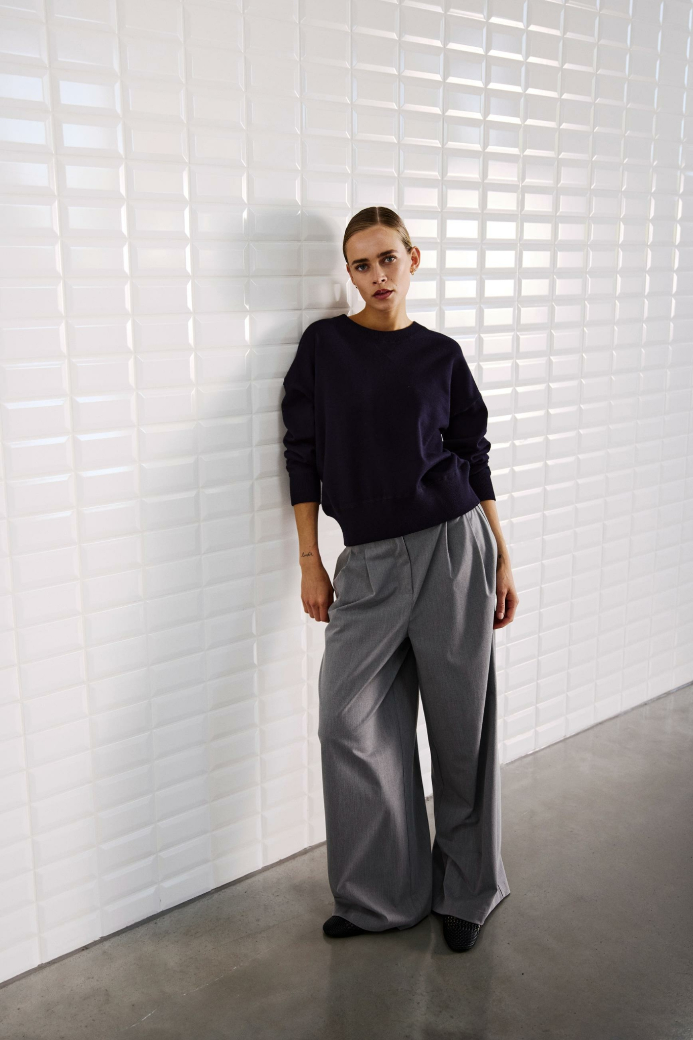 MARGOT LS PULLOVER - NAVY