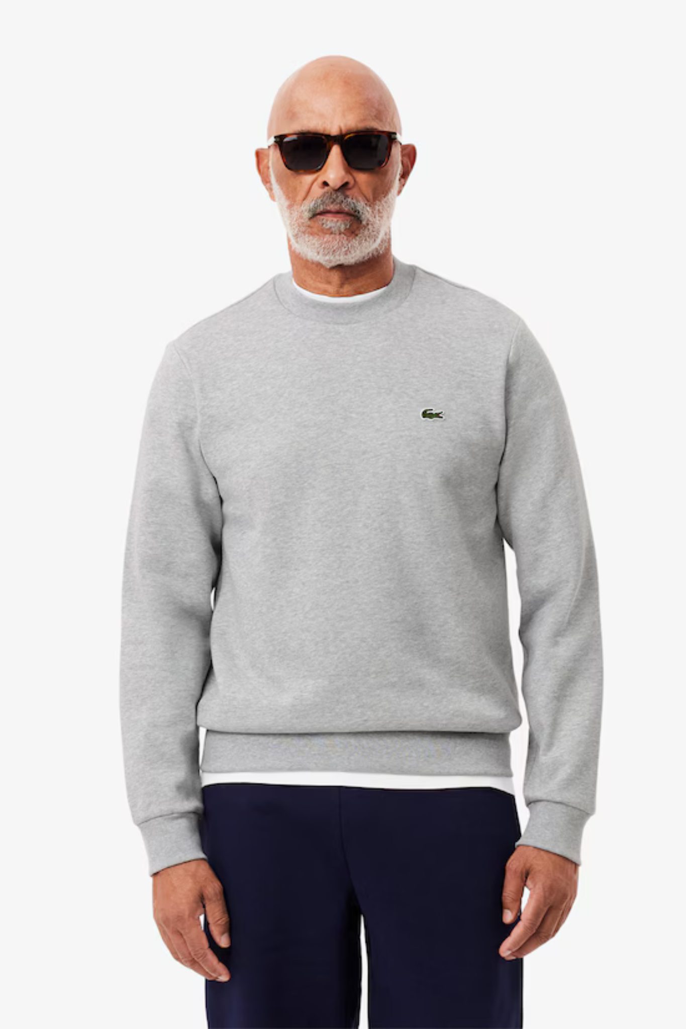 1HS1 MEN'S SWEATSHIRT - SILVER CHINE