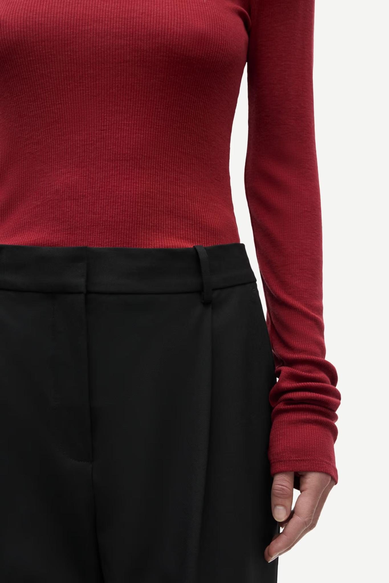 SONNET LS T-NECK - SUN DRIED TOMATO