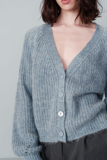 NASTER CARDIGAN - BLUE