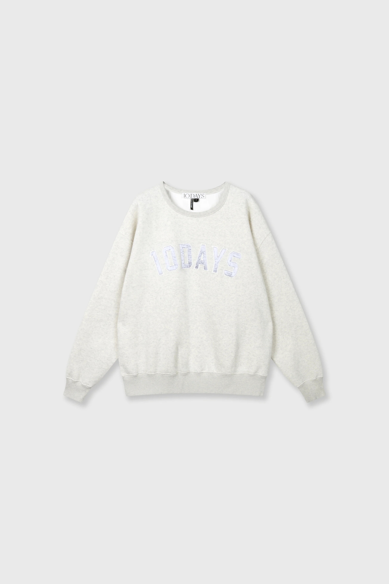 STATEMENT SWEATER - SOFT WHITE MELEE