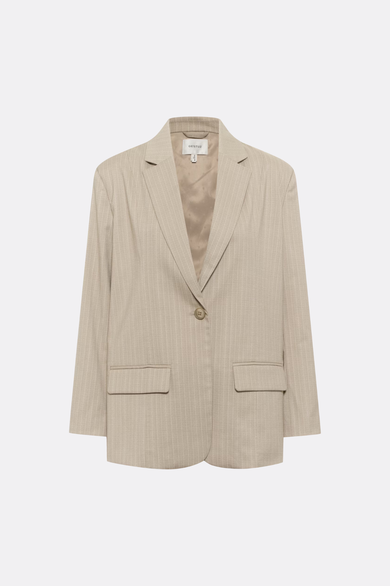 TIFF OZ BLAZER - PINSTRIPE DUST GREE