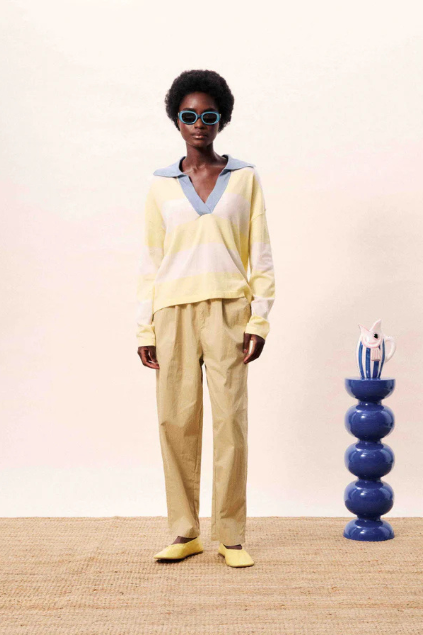 NAIDA PANTS - BEIGE