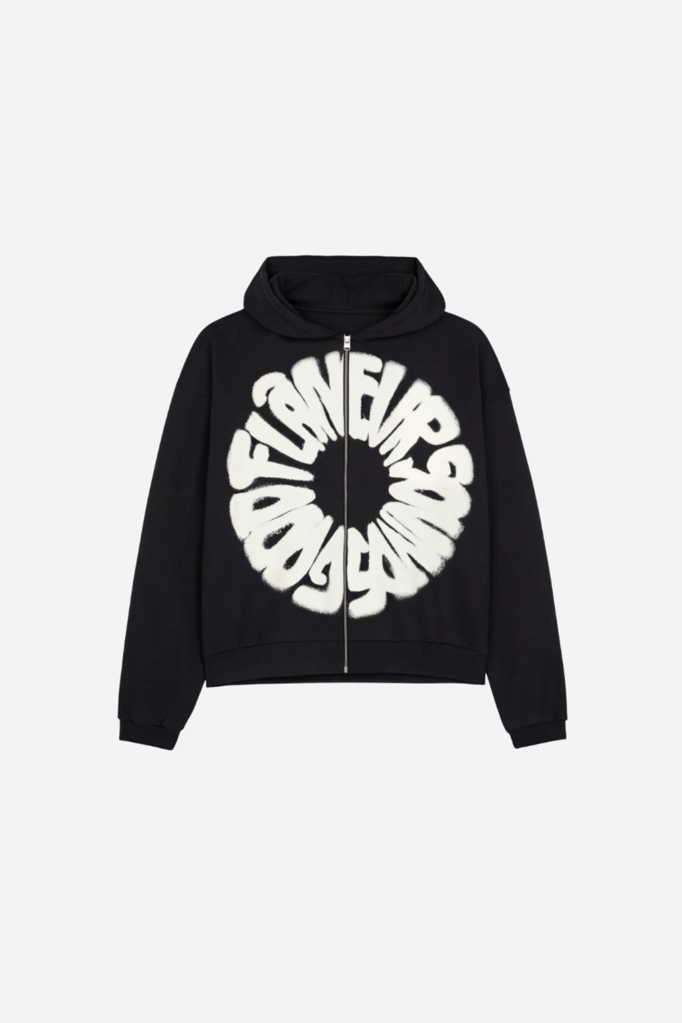 SOUNDS GOOD ZIP - UP - BLACK