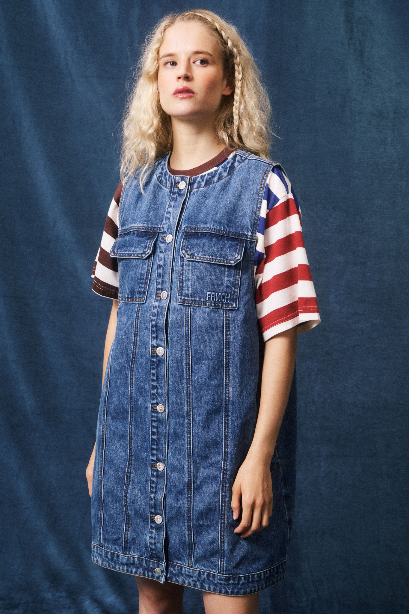 ELDA DRESS - BLUE JEAN