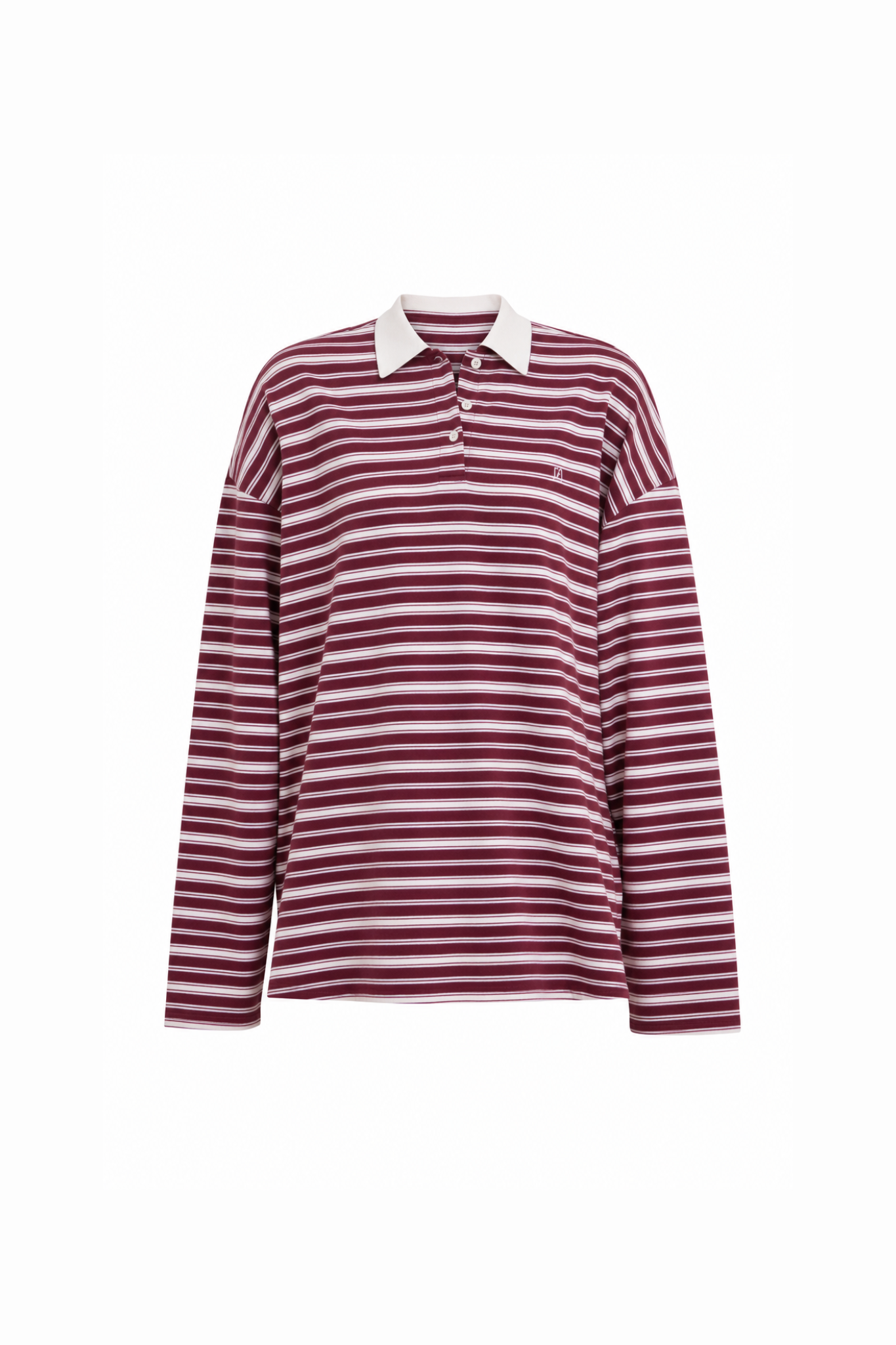 RUMOI POLOSHIRT - BORDEAUX