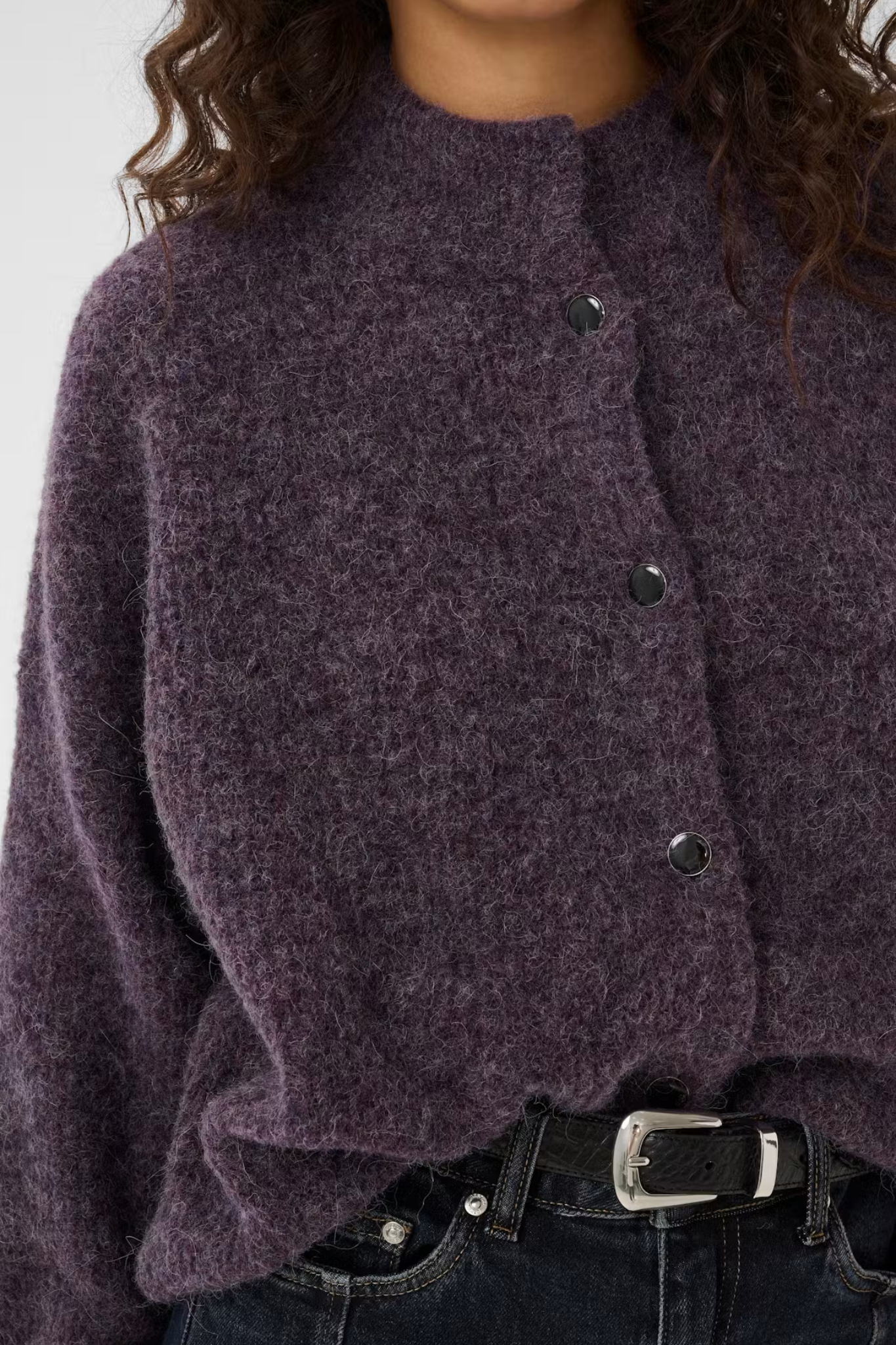 ALPHA SHORT CARDIGAN - JUNIPER MELANGE