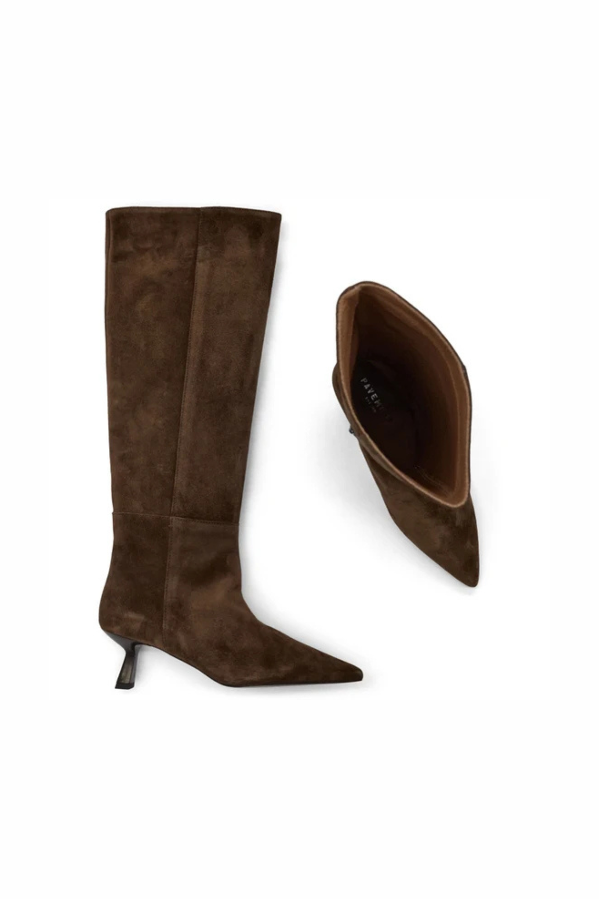 VIOLETTA LONG BOOTS - BROWN SUEDE
