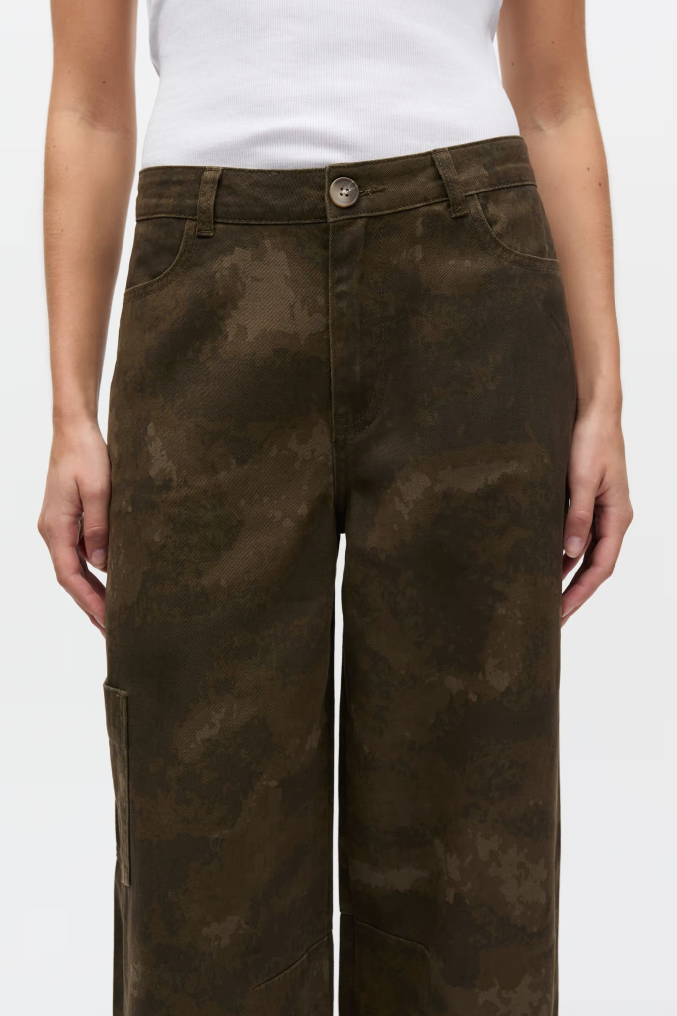 BILLA PANTS - SMOKEY OLIVE CAMO