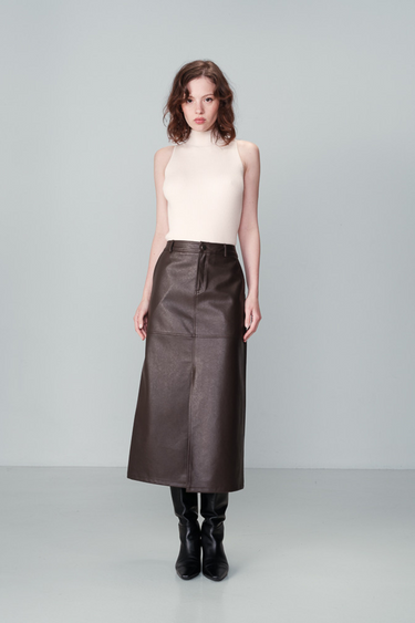 NORY SKIRT - CHOCOLAT