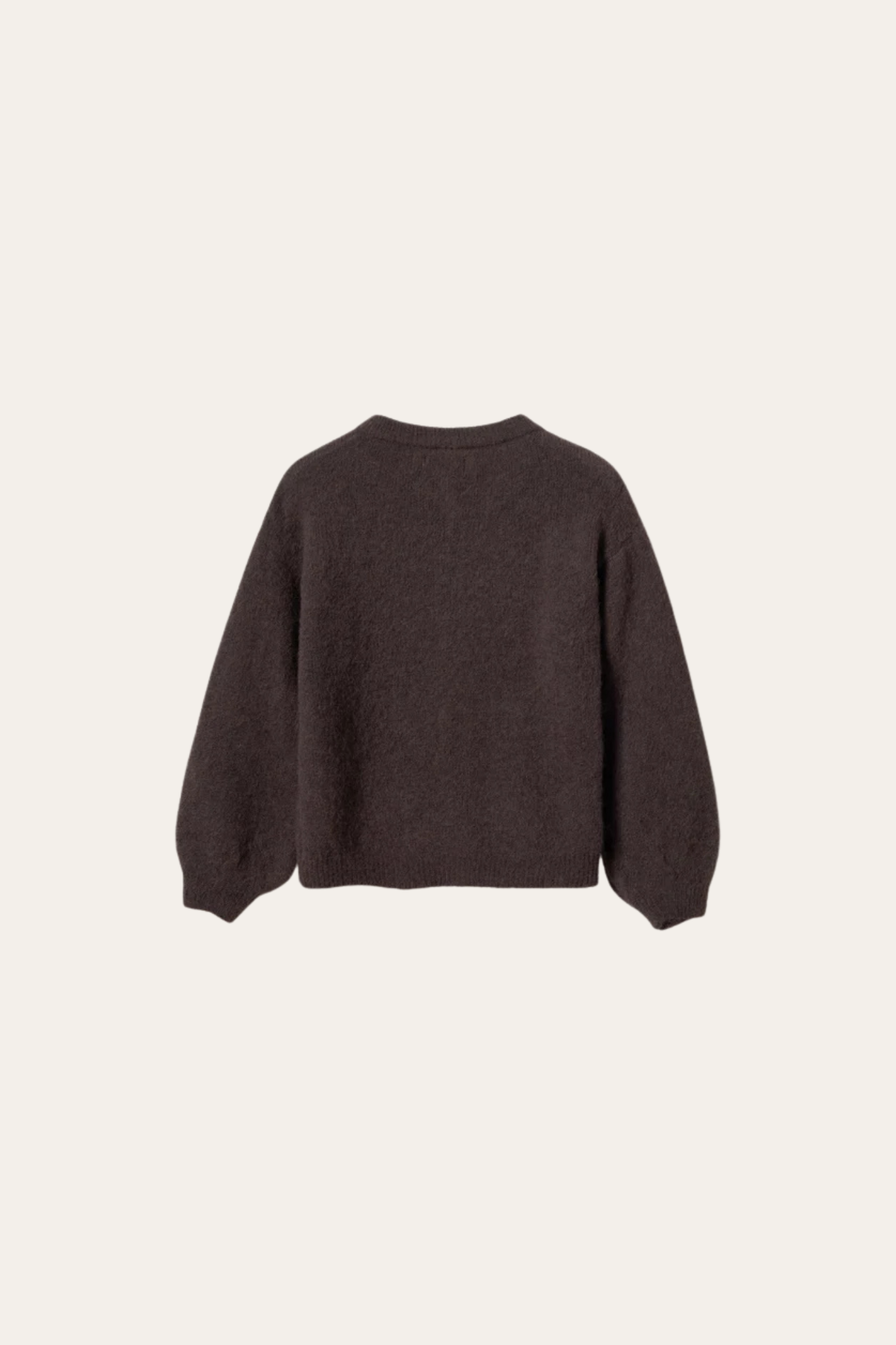 KAE KNIT CARDIGAN - CHOCOLATE
