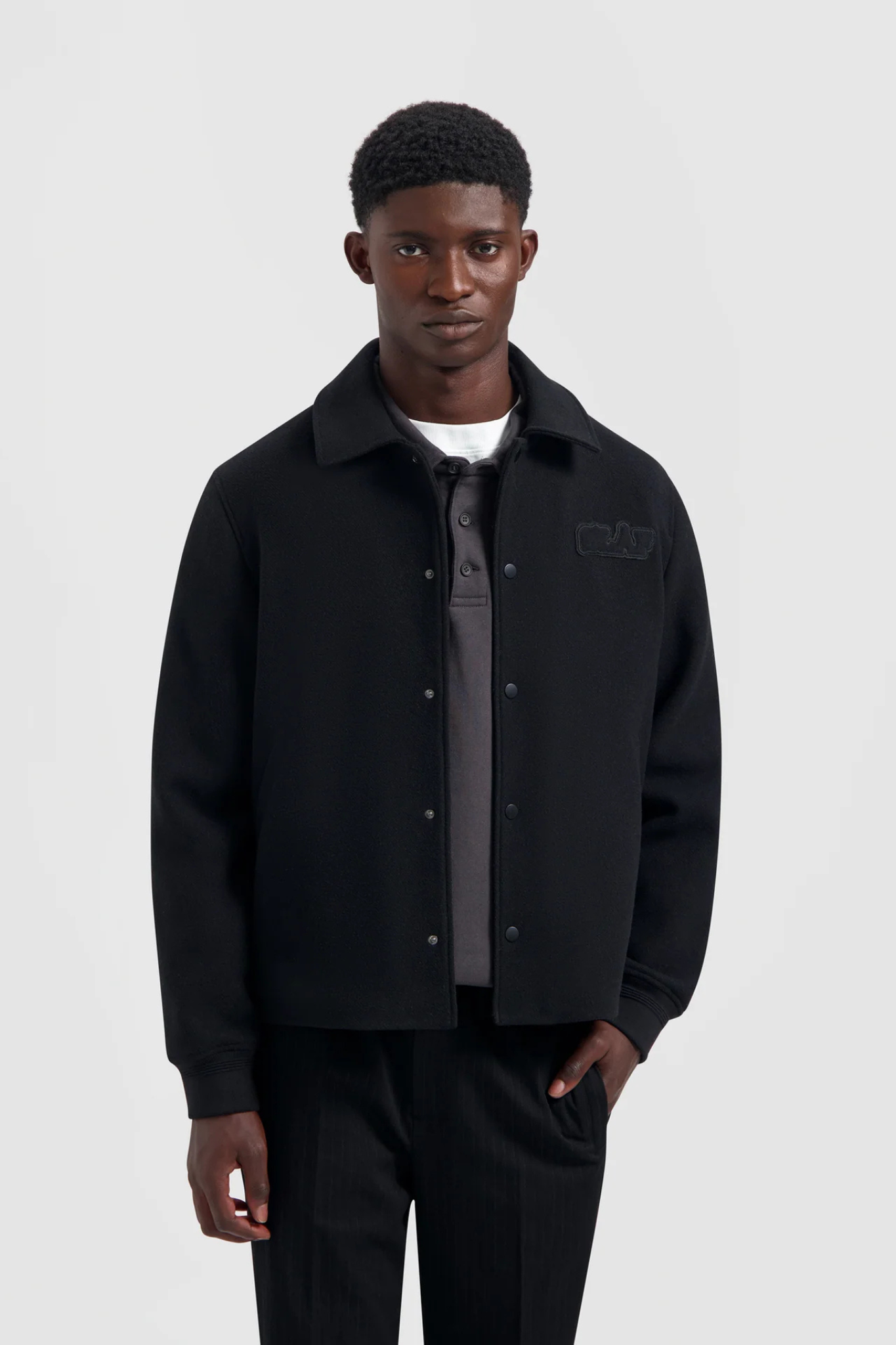 unfil wool coach jacket ジャンパー・ブルゾン unfil wool coach jacket ジャンパー・ブルゾン