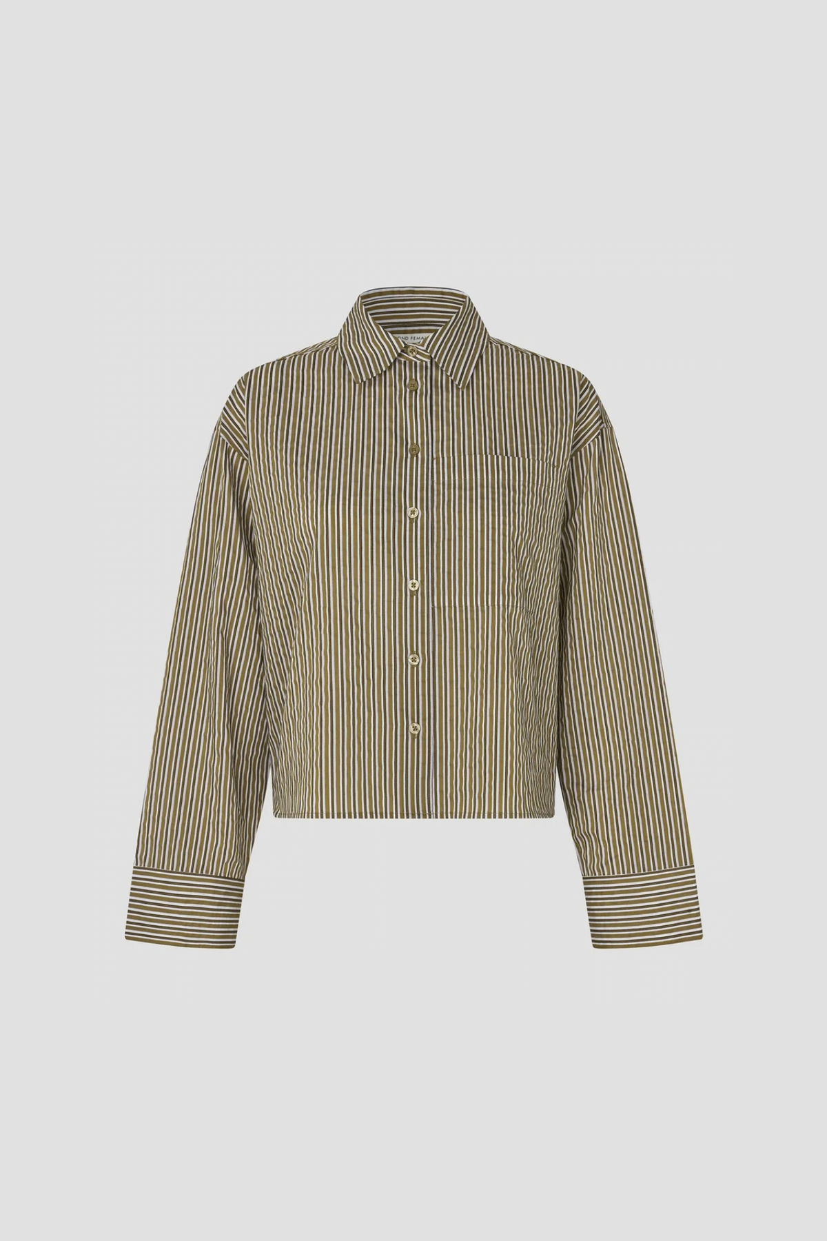 VENA CROPPED SHIRT - CAMEL