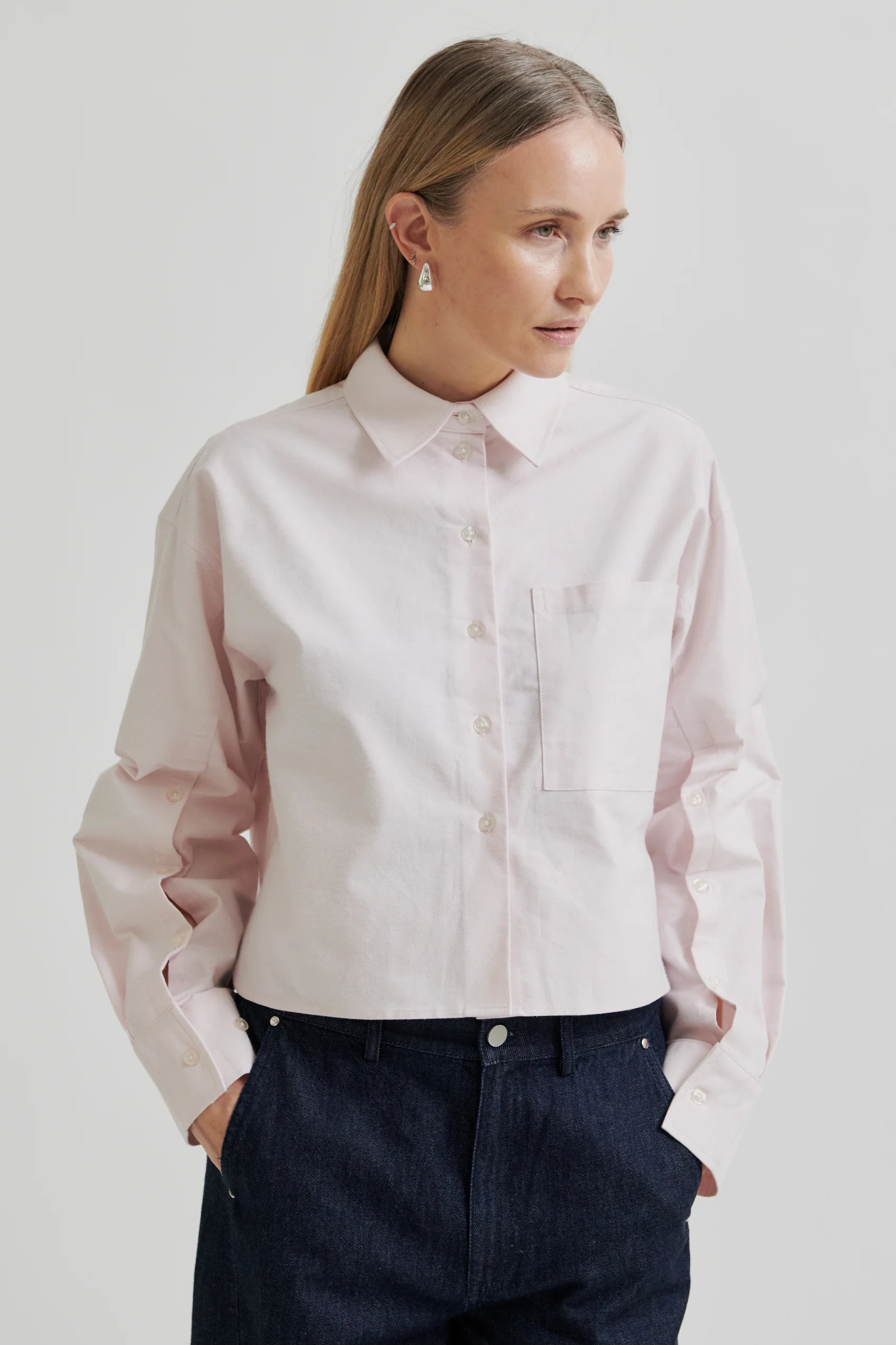 BAULO SLIT SHIRT - MAUVE MORN